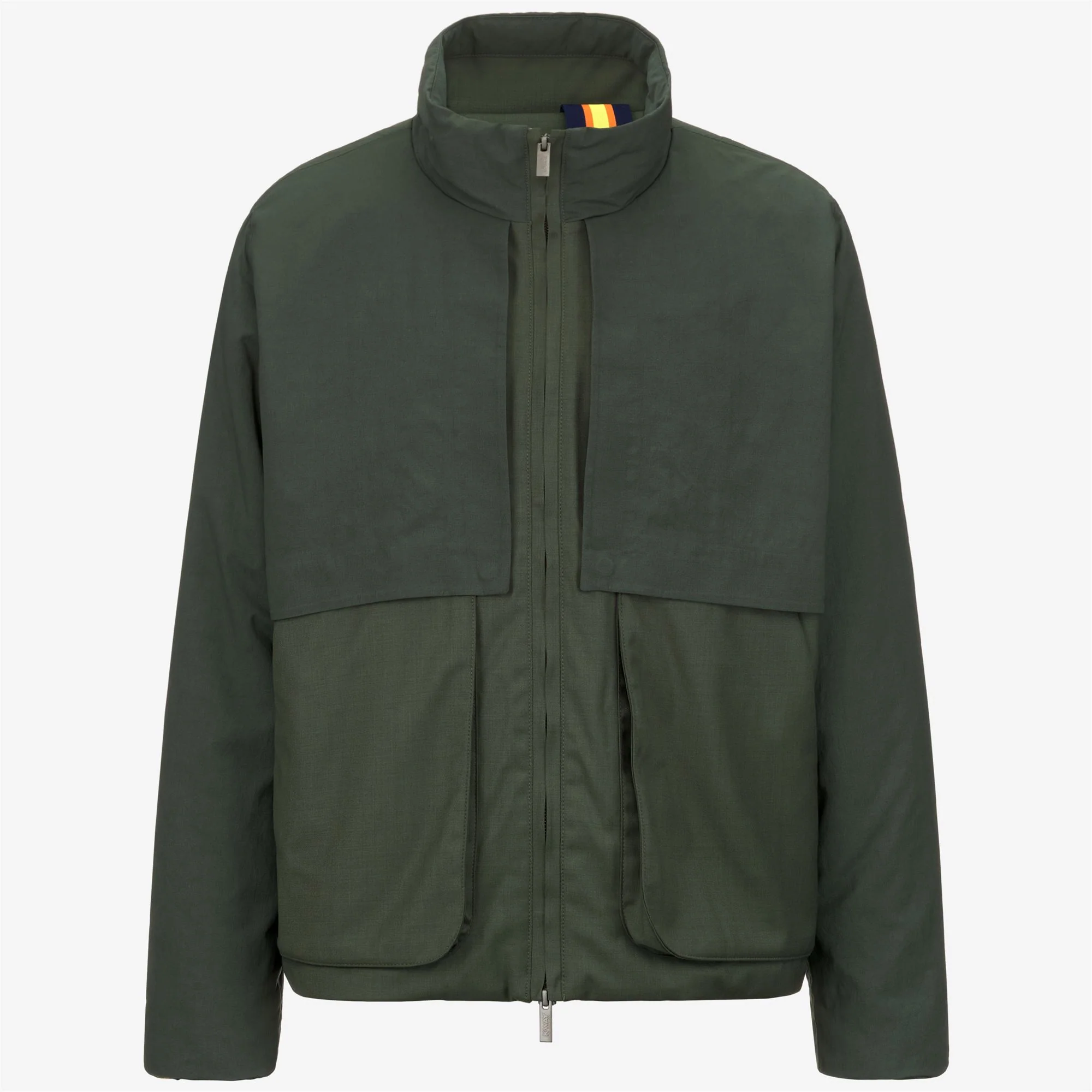 ANTHEO WOOL NYLON MIX - Jackets - Short - Man - GREEN BLACKISH COMBO - Image 4