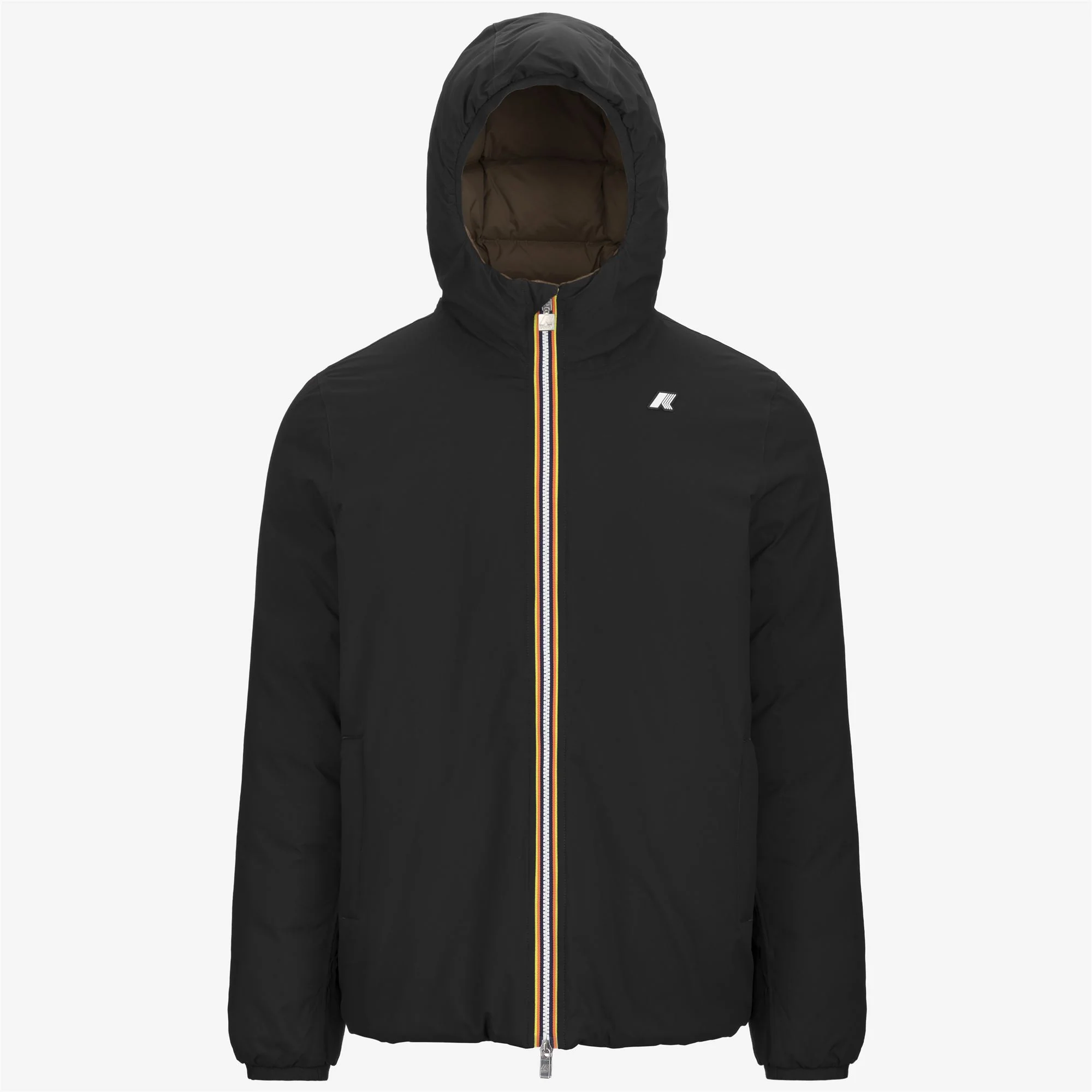 JACK ST THERMO REVERSIBLE - Jackets - Short - Man - BLACK P-BROWN G
