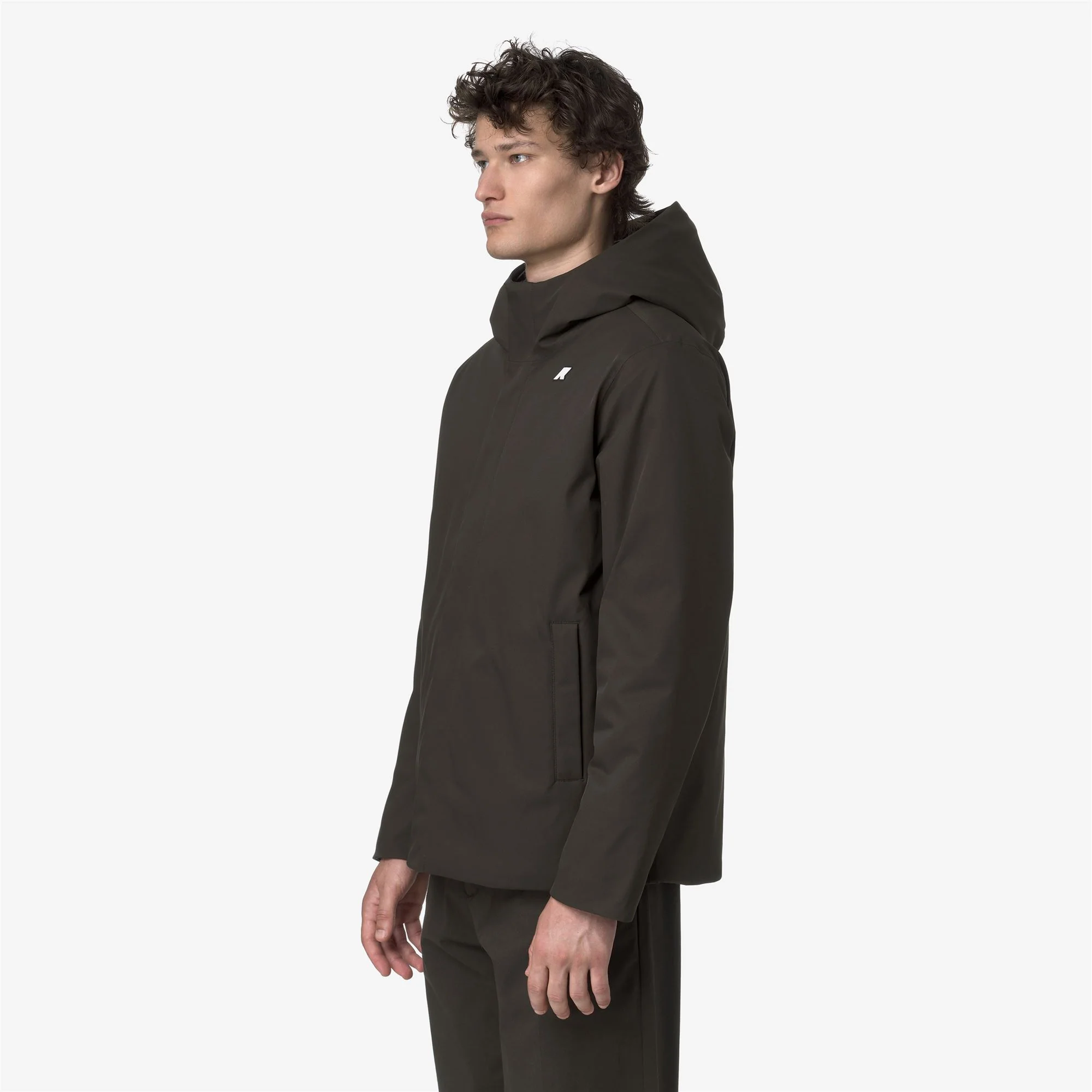 JACKO TWILL MARMOTTA - Jackets - Short - Man - BLACK OLIVE-BLUE AIRFORCE