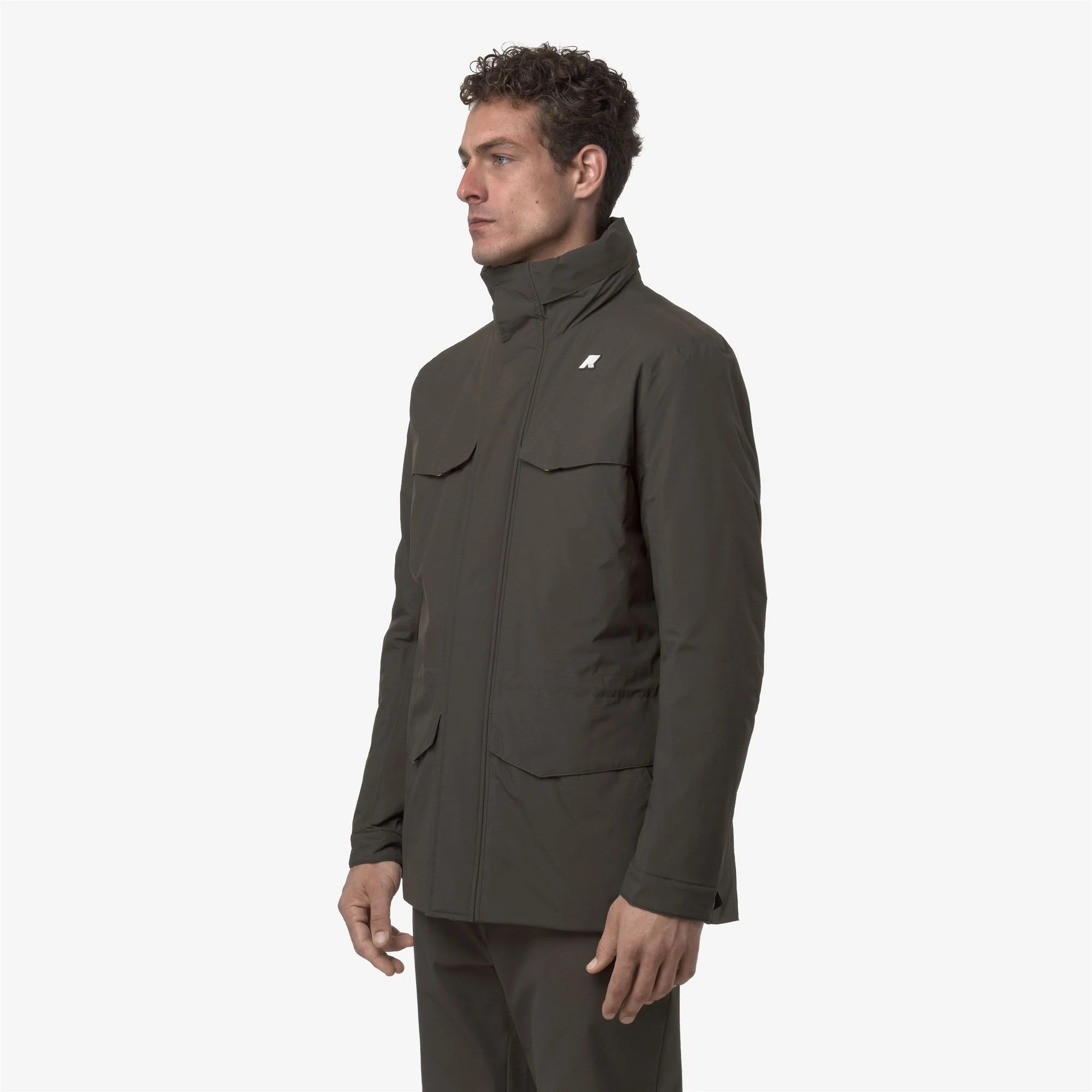 MANUEL WARM OTTOMAN - Jackets - Mid - Man - BLACK OLIVE - Image 2