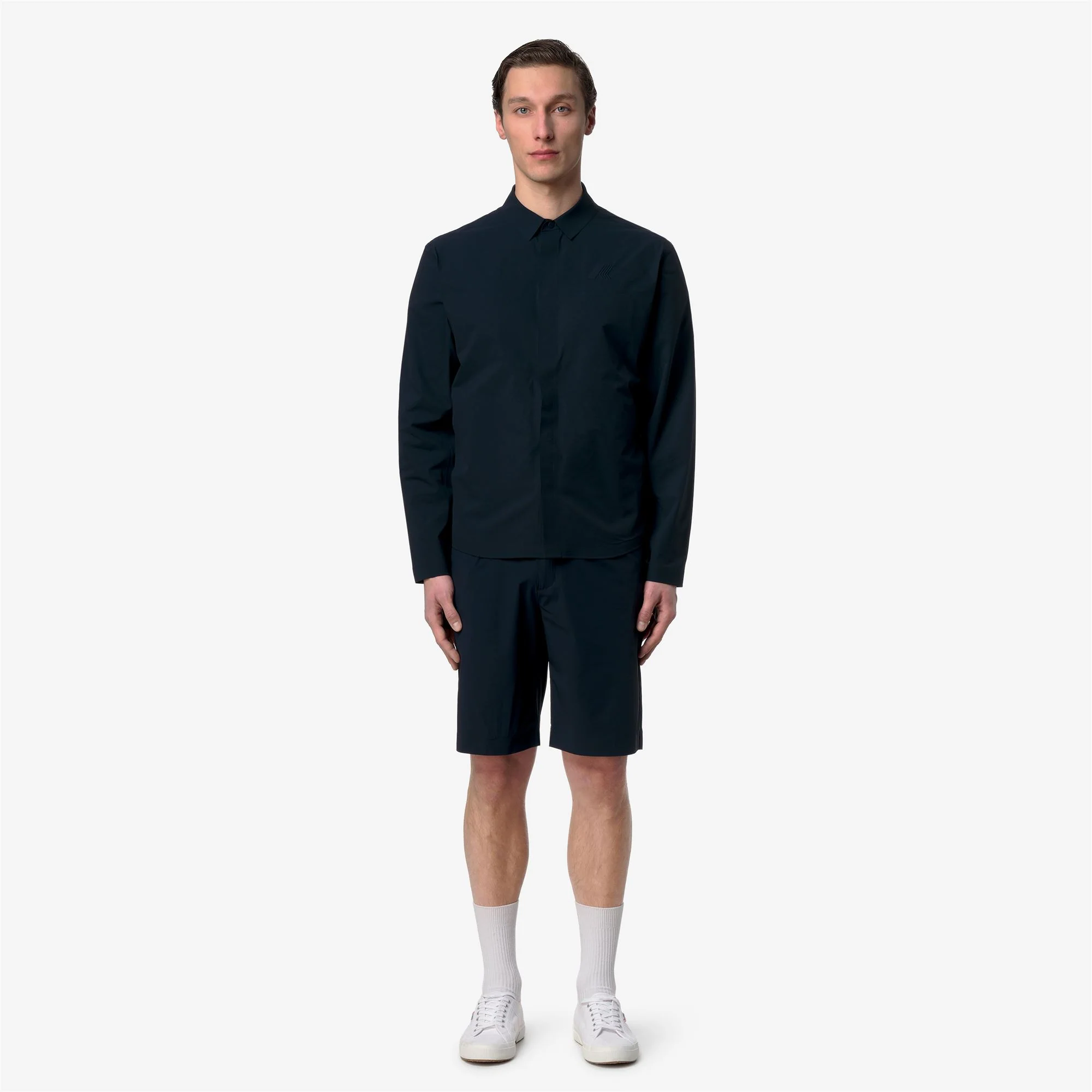 SHARRIE TECH OVERSHIRT - Jackets - Short - Man - BLUE DEPTH