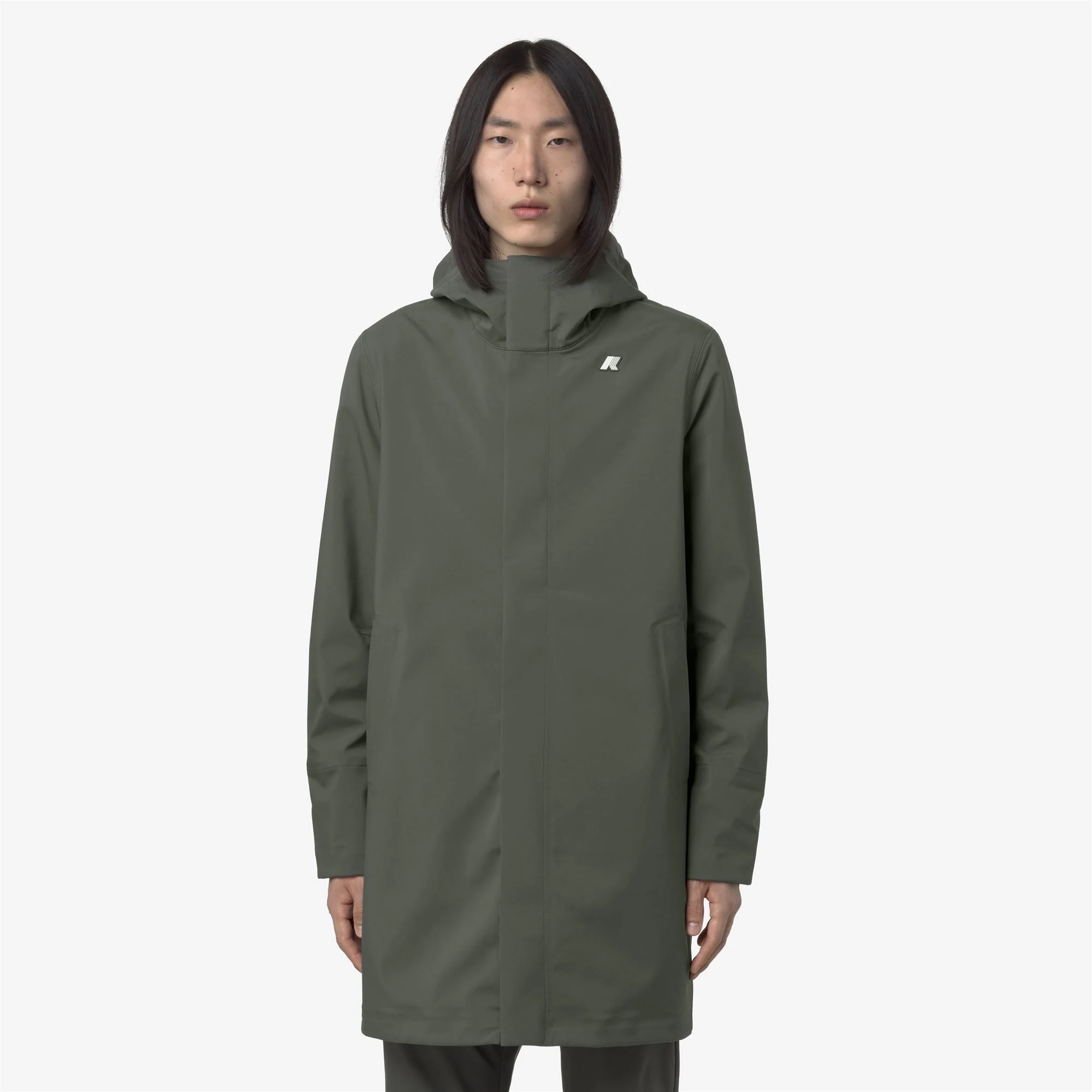 THOMAS BONDED - Jackets - Long - Man - GREEN BLACKISH-BLUE DEPTH - Image 4