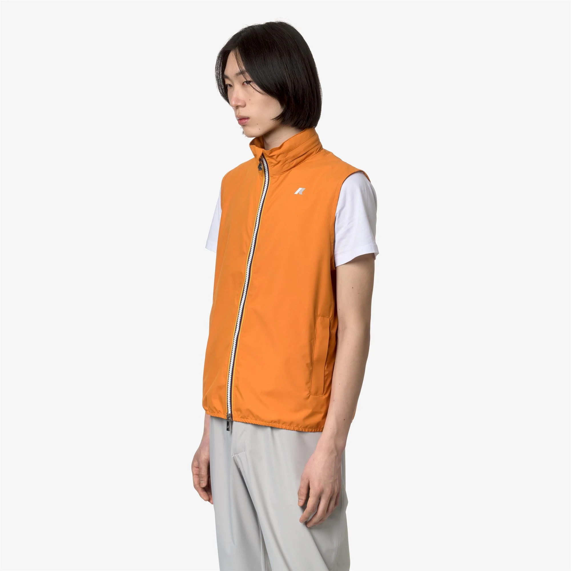 VALEN STRETCH DOT - Jackets - Vest - Man - ORANGE MD