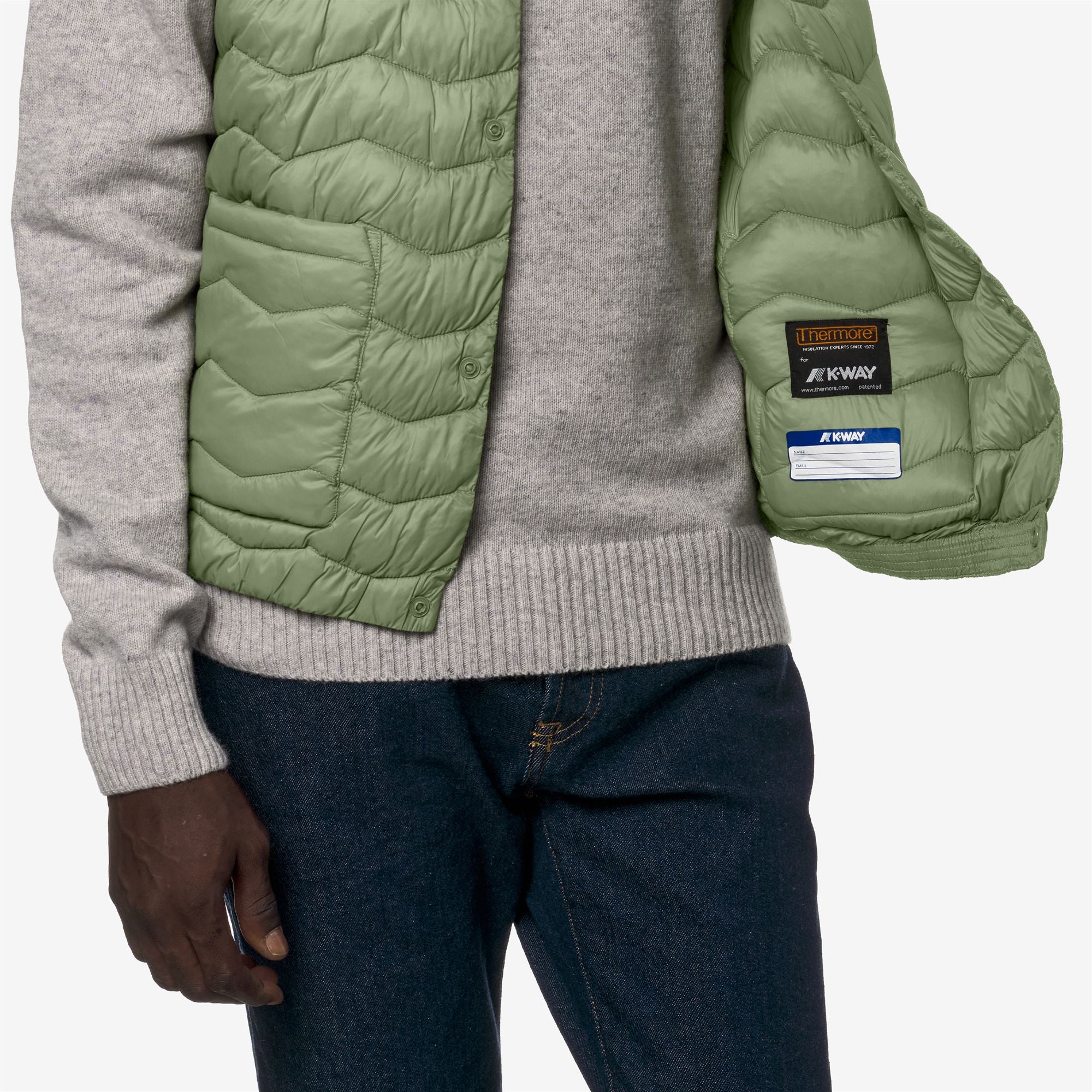 VALTY QUILTED WARM - Jackets - Vest - Man - GREEN SAGE - Image 2