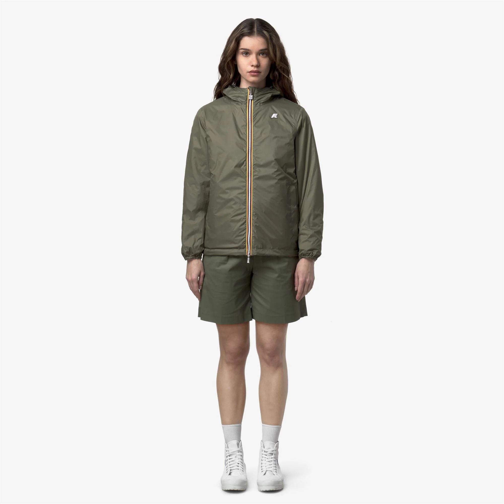 JAKE COTTON REVERSIBLE - Jackets - Short - Unisex - BEIGE LT-GREEN LICHEN - Image 3