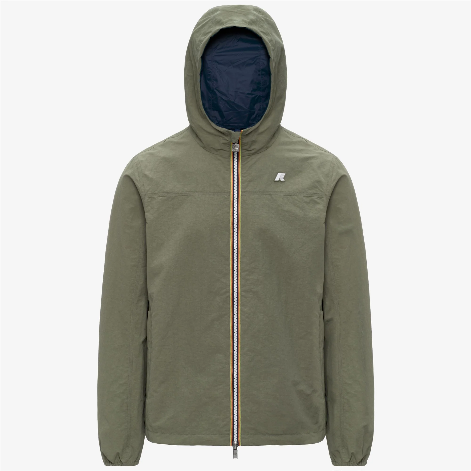 JAKE COTTON REVERSIBLE - Jackets - Short - Unisex - GREEN LICHEN-BLUE INSIGNIA