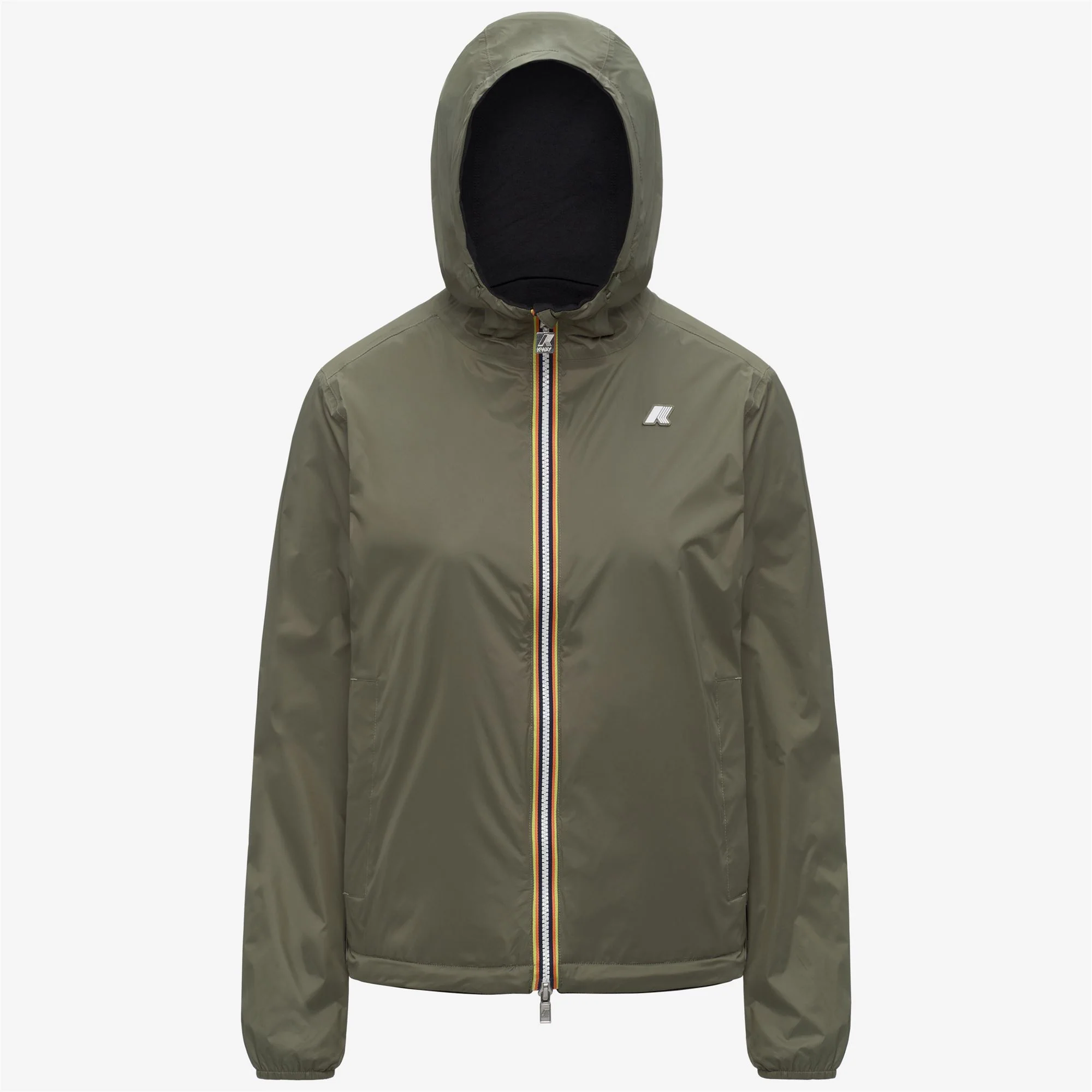 JAKE REVERSIBLE INTERLOCK - Jackets - Short - Unisex - BLACK PURE-GREEN LICHEN - Image 3