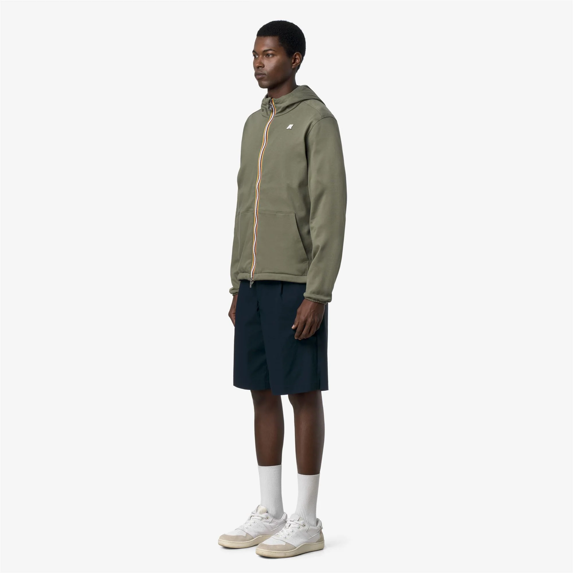 JAKE REVERSIBLE INTERLOCK - Jackets - Short - Unisex - GREEN LICHEN-BLUE DEPTH - Image 6