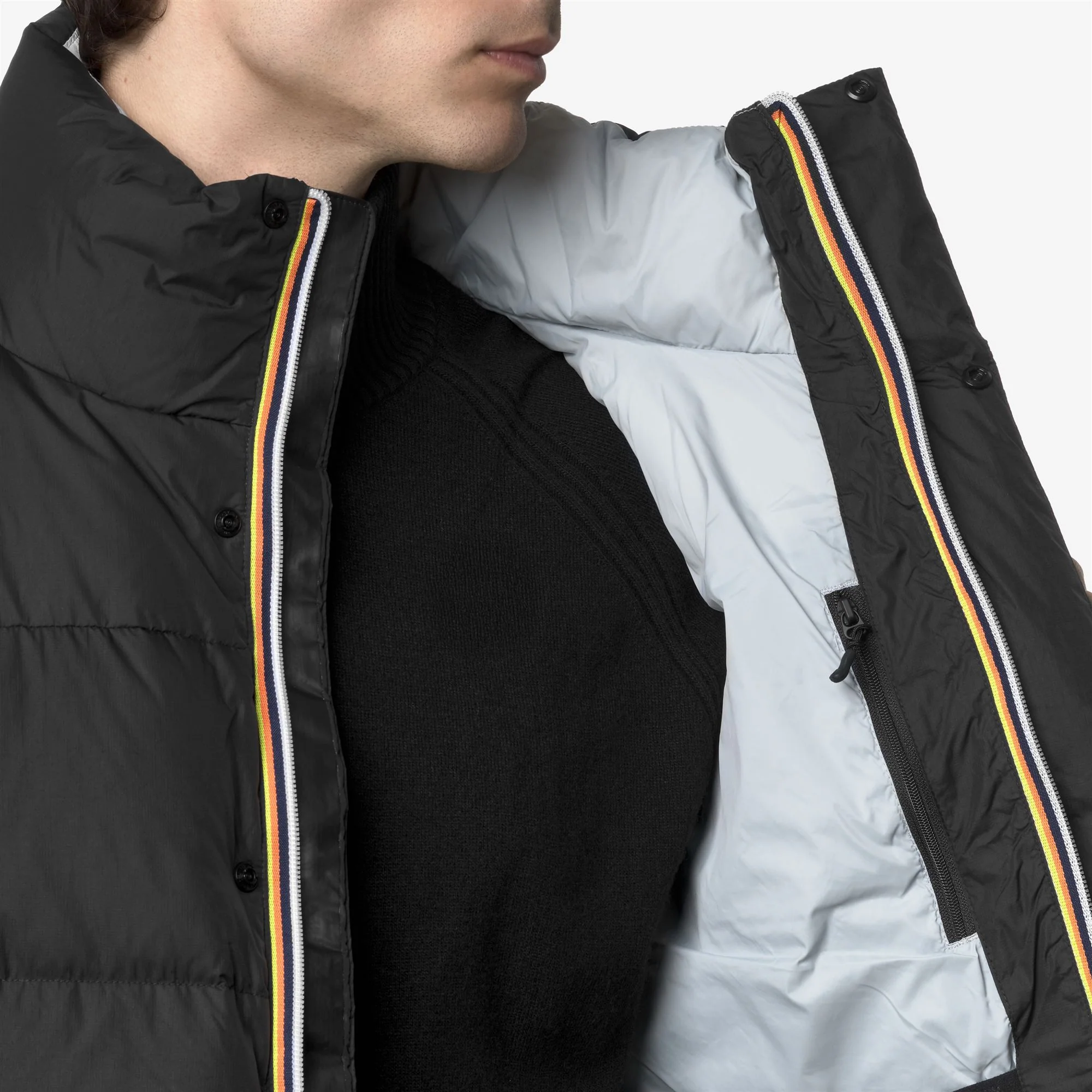 LE VRAI 4.0 CORIN HEAVY WARM - Jackets - Vest - Unisex - BLACK PURE