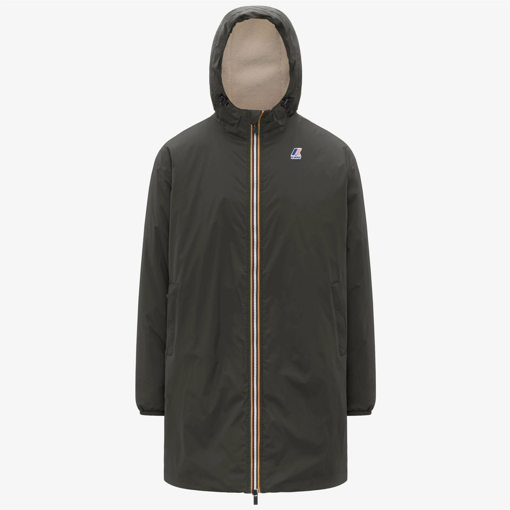 LE VRAI 4.0 EIFFEL EAST ORSETTO - Jackets - 3/4 LENGTH - Unisex - GREEN BLACKISH
