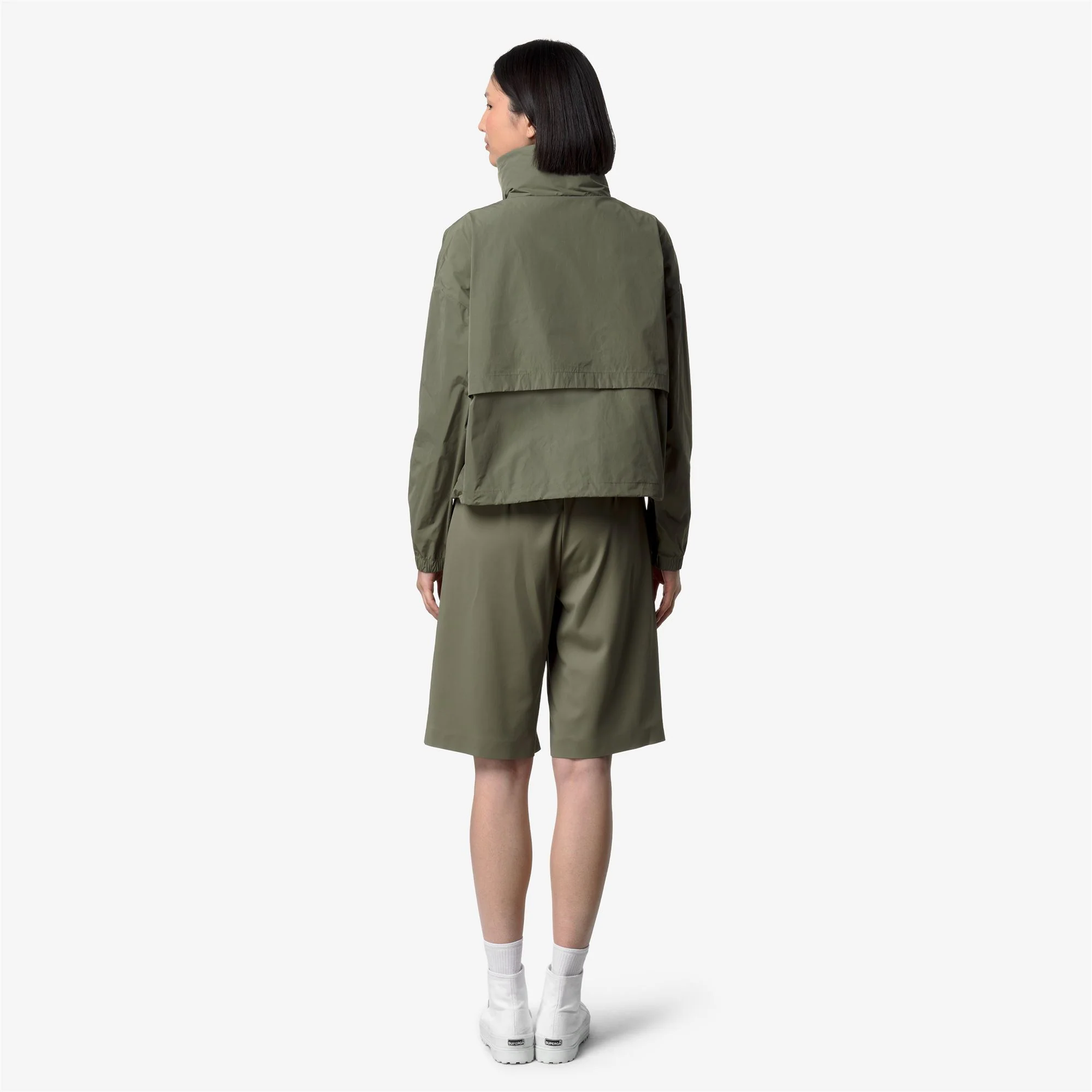 AUBETTE MEMORY TOUCH - Jackets - Short - Woman - GREEN LICHEN - Image 5
