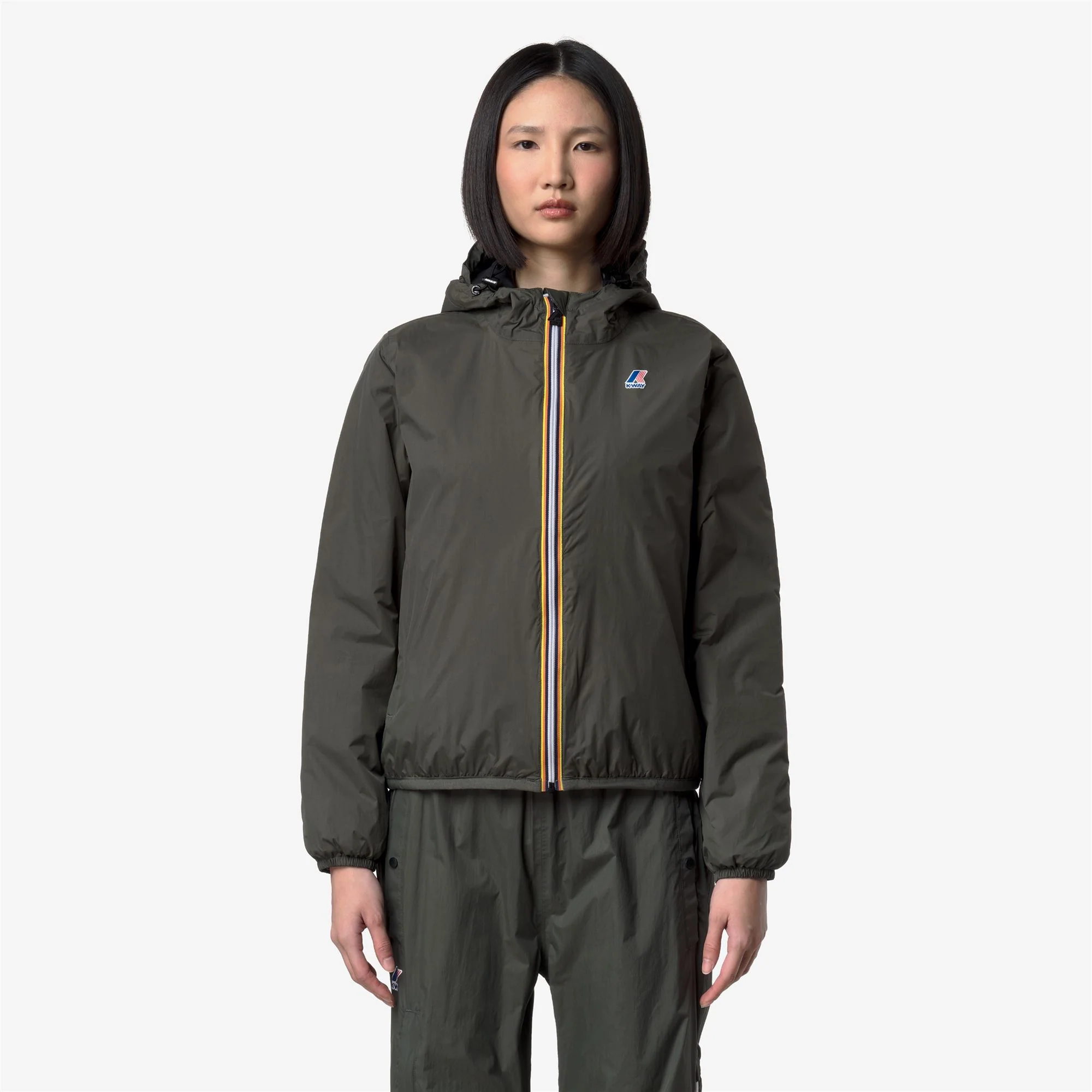 CLAUDETTE WARM - Jackets - Mid - Woman - GREEN BLACKISH