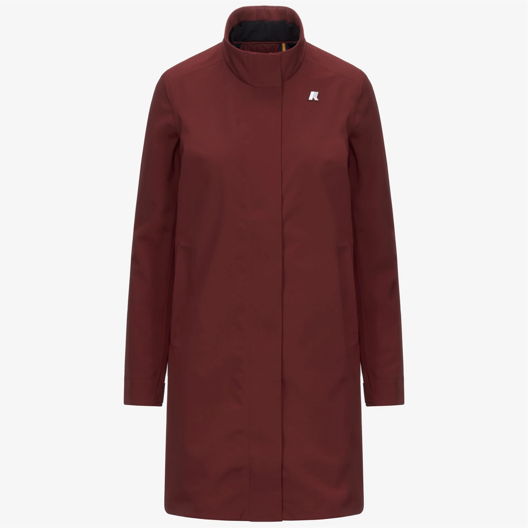 DUKESSE BONDED - Jackets - 3/4 LENGTH - Woman - RED SYRAH-BLUE DEPTH