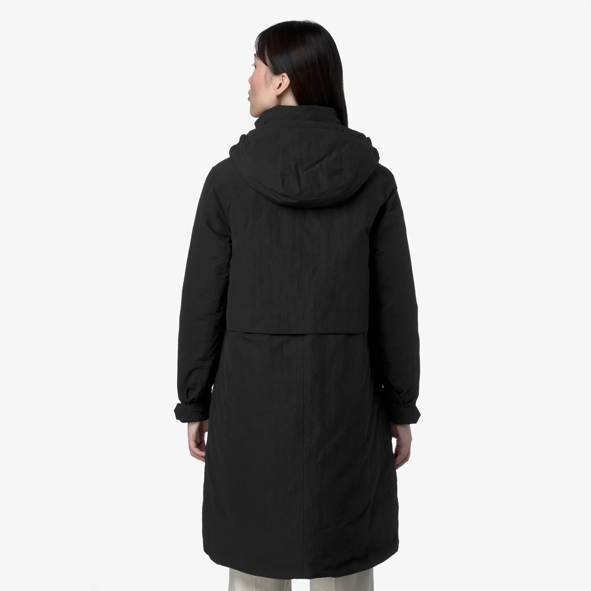 KALISHA WARM COTTON NYLON - Jackets - Long - Woman - BLACK PURE - Image 2