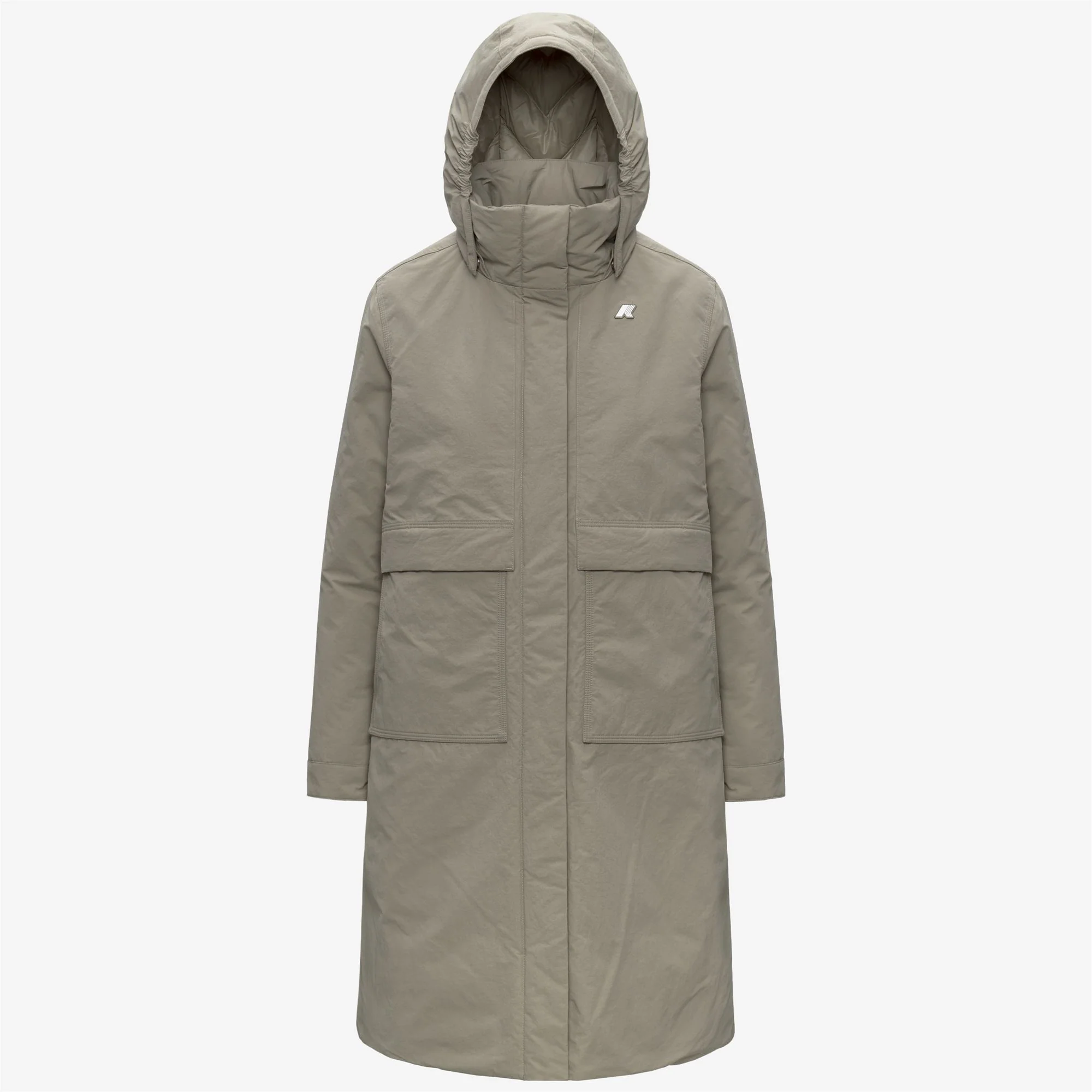 KALISHA WARM COTTON NYLON - Jackets - Long - Woman - GREEN OAK