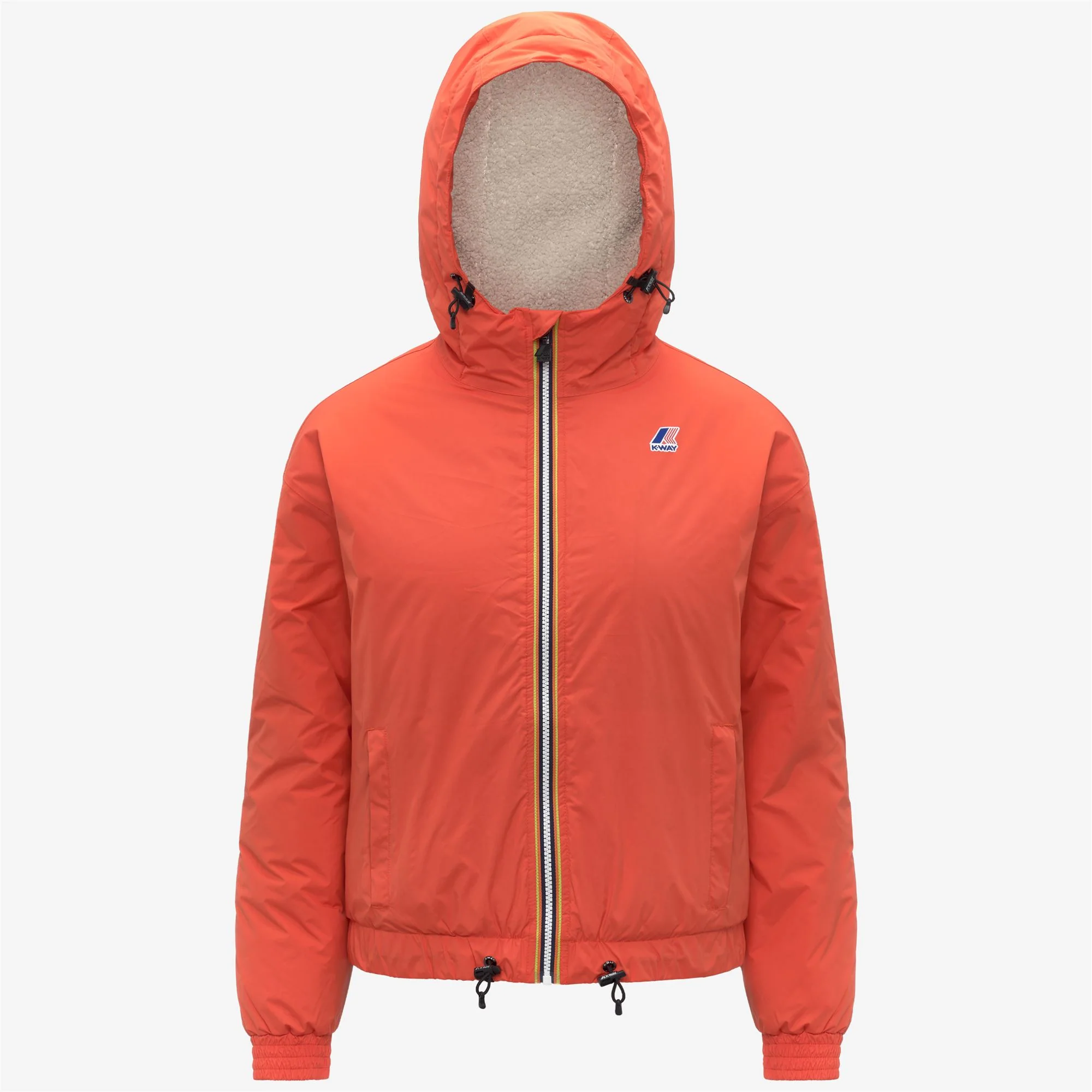 LE VRAI 4.0 ALBINE ORSETTO - Jackets - Short - Woman - ORANGE FIESTA - Image 4