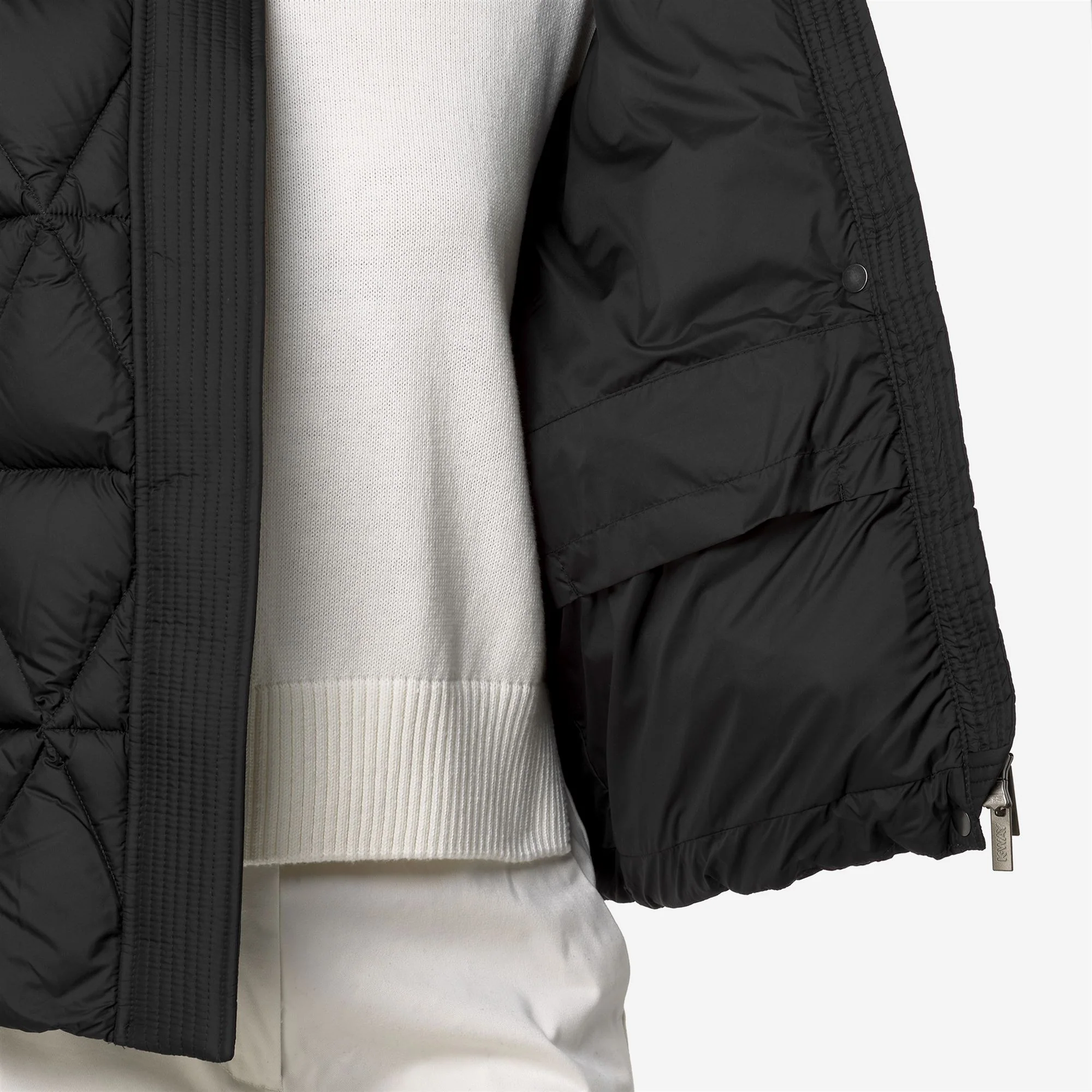LETHILLE THERMO MICROFIBER - Jackets - Short - Woman - BLACK PURE-BLACK PURE