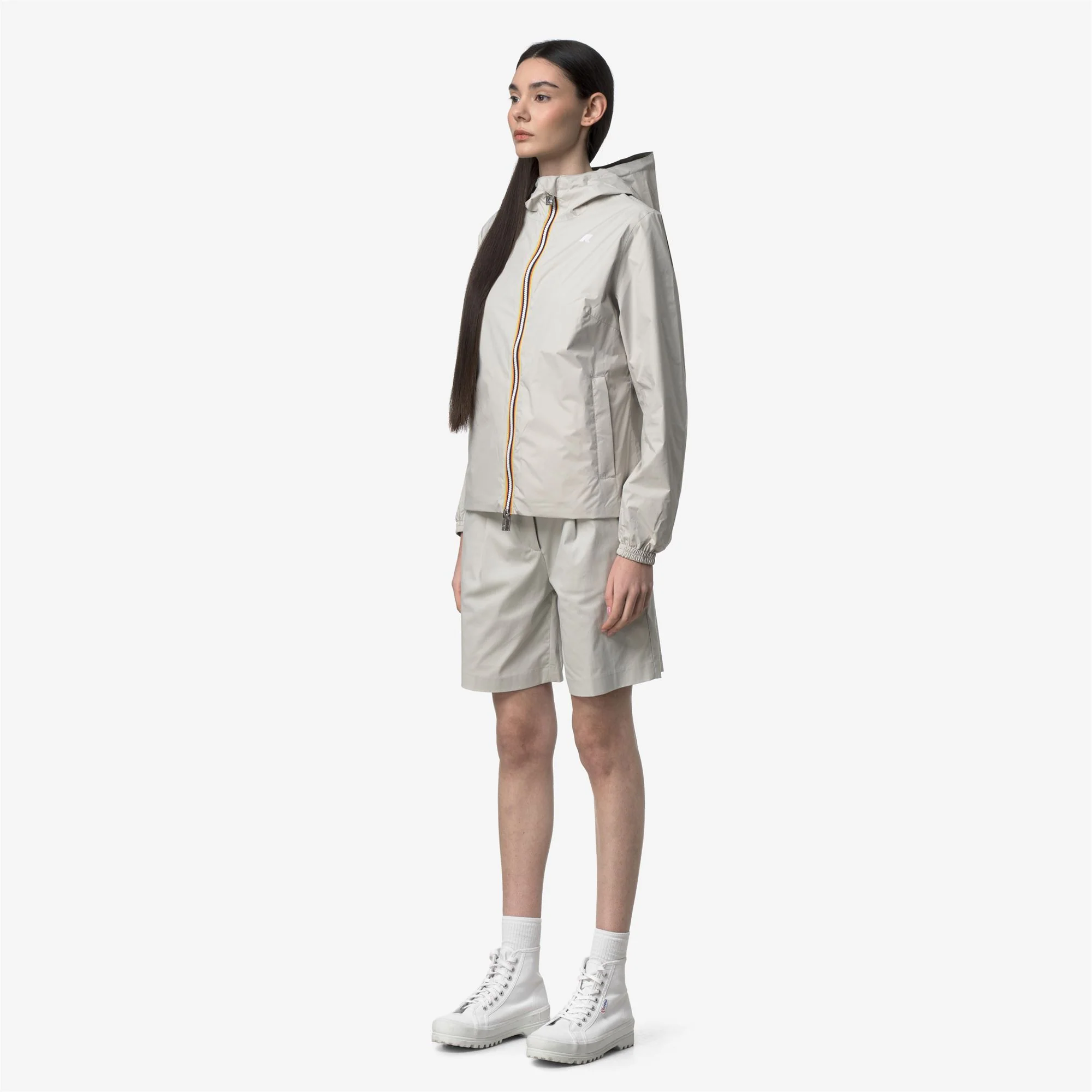 LIL 2.0 PLUS.2 REVERSIBLE - Jackets - Short - Woman - BEIGE LT-GREEN LICHEN - Image 3