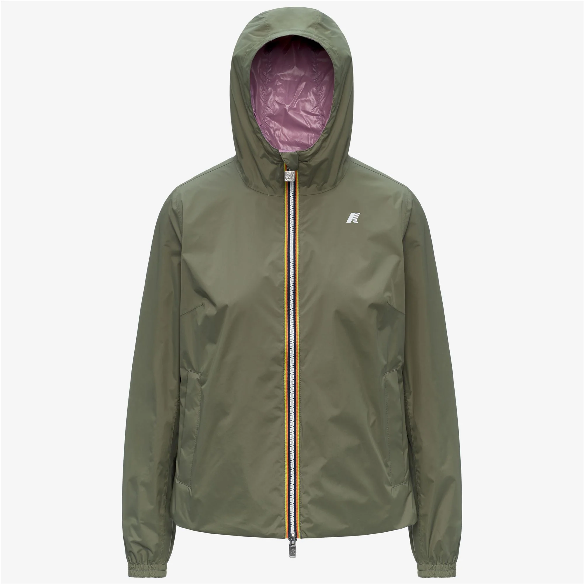 LIL 2.0 PLUS.2 REVERSIBLE - Jackets - Short - Woman - GREEN LICHEN-VIOLET GLICINE - Image 3