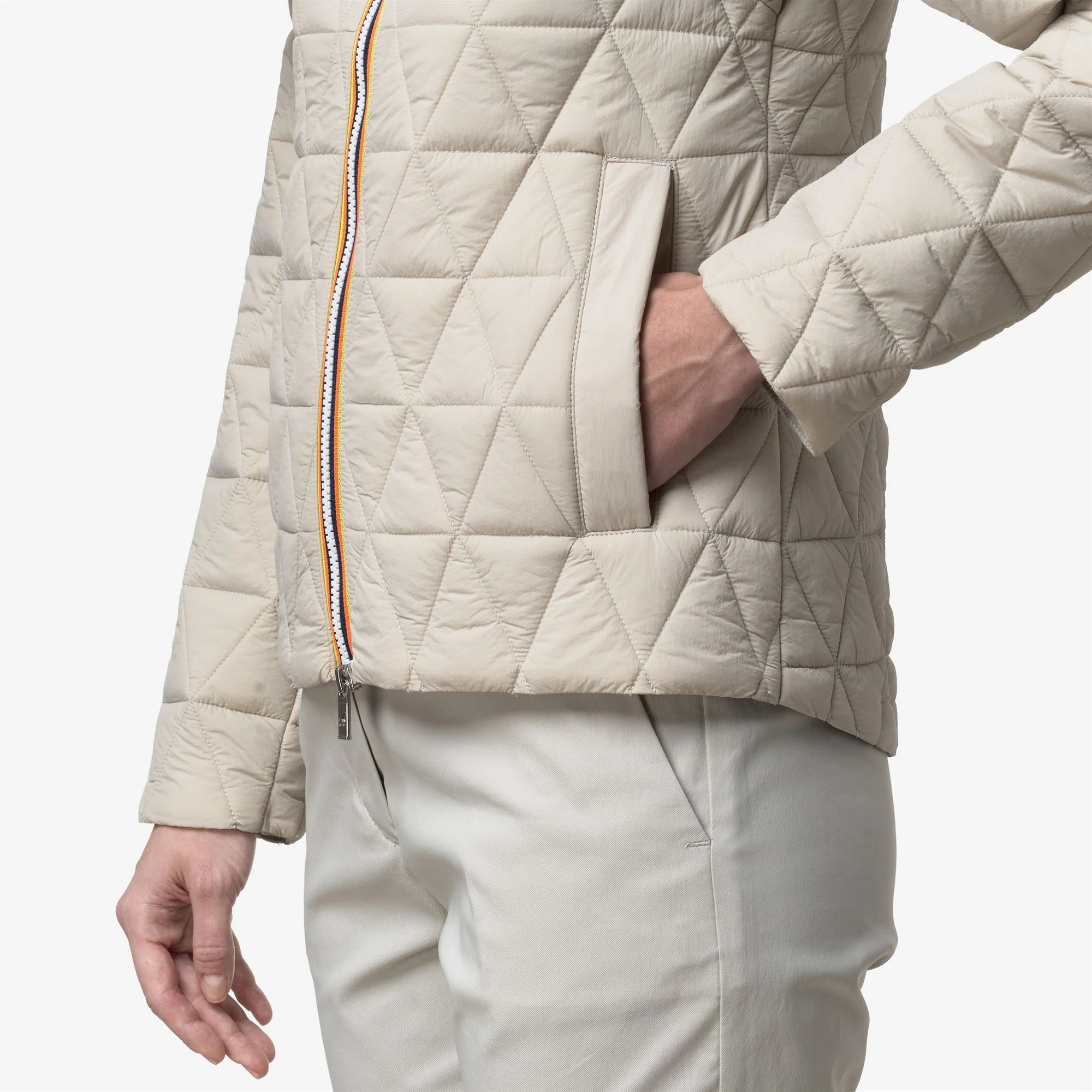 LIL DIAMOND QUILTED WARM - Jackets - Short - Woman - BEIGE LT - Image 4