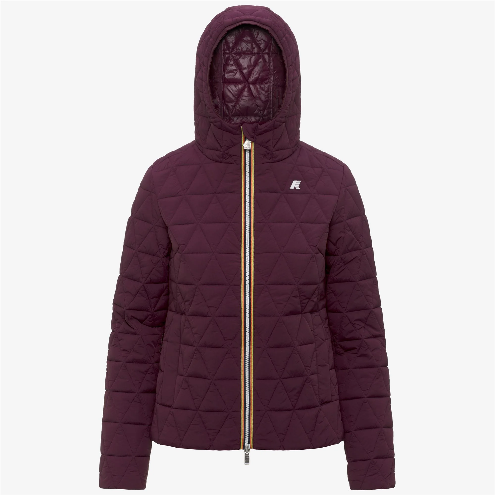 LIL DIAMOND QUILTED WARM - Jackets - Short - Woman - VIOLET MAUVE WINE