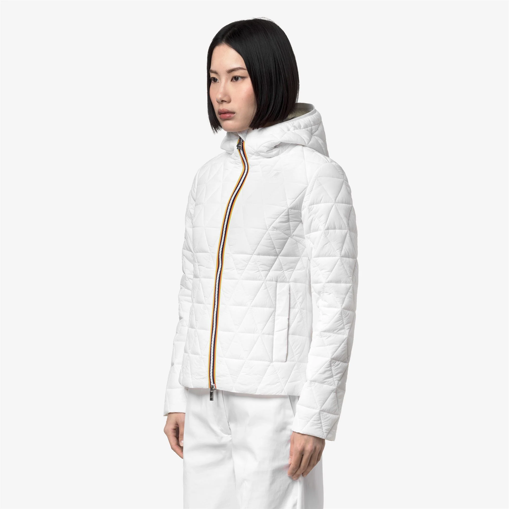 LIL DIAMOND QUILTED WARM - Jackets - Short - Woman - WHITE - Image 5