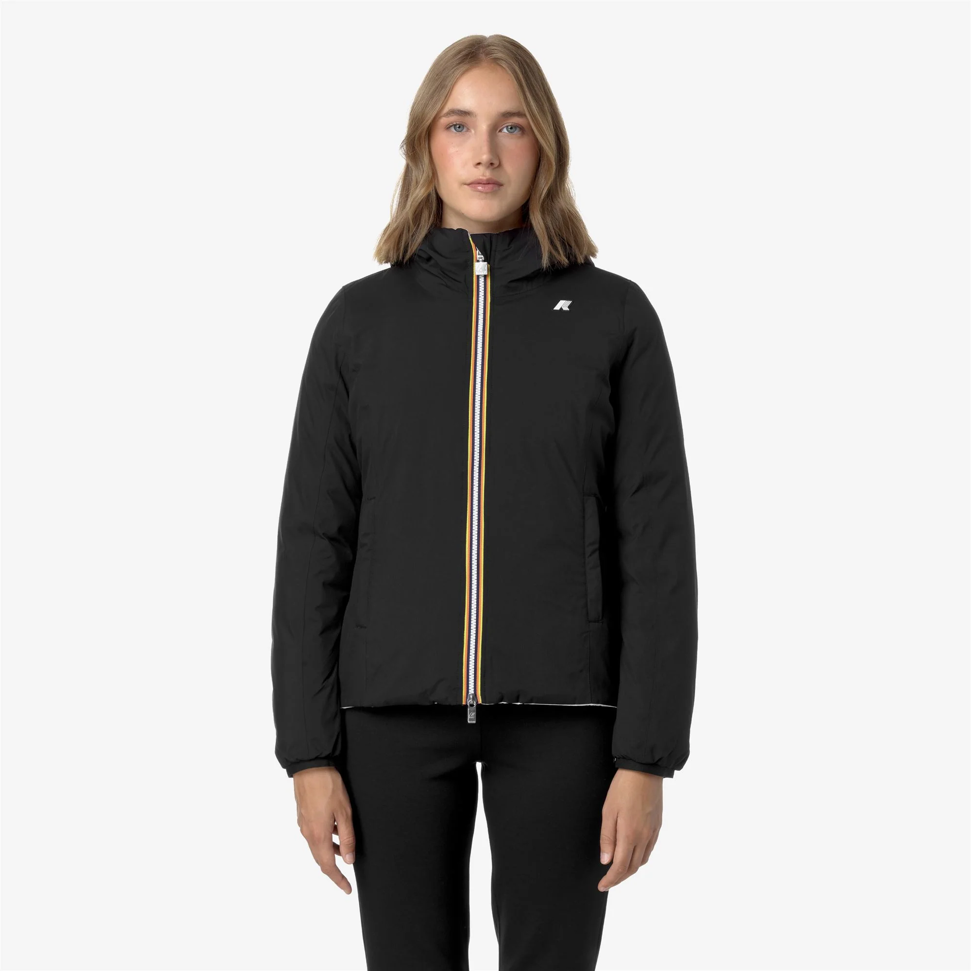 LILY ST THERMO REVERSIBLE - Jackets - Short - Woman - BLACK PURE-WHITE GARDENIA - Image 3