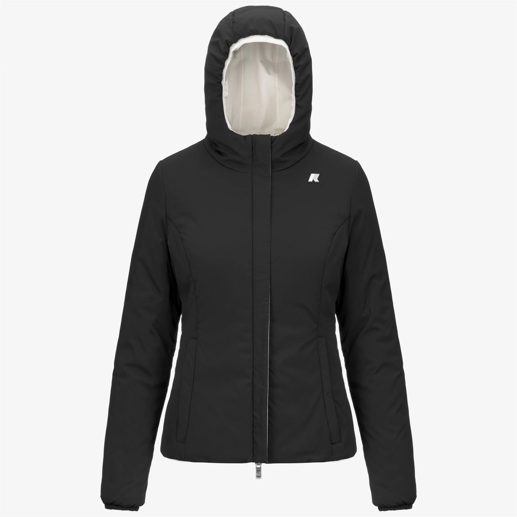 LILY ST WARM REVERSIBLE - Jackets - Short - Woman - WHITE GARDENIA-BLACK PURE - Image 6