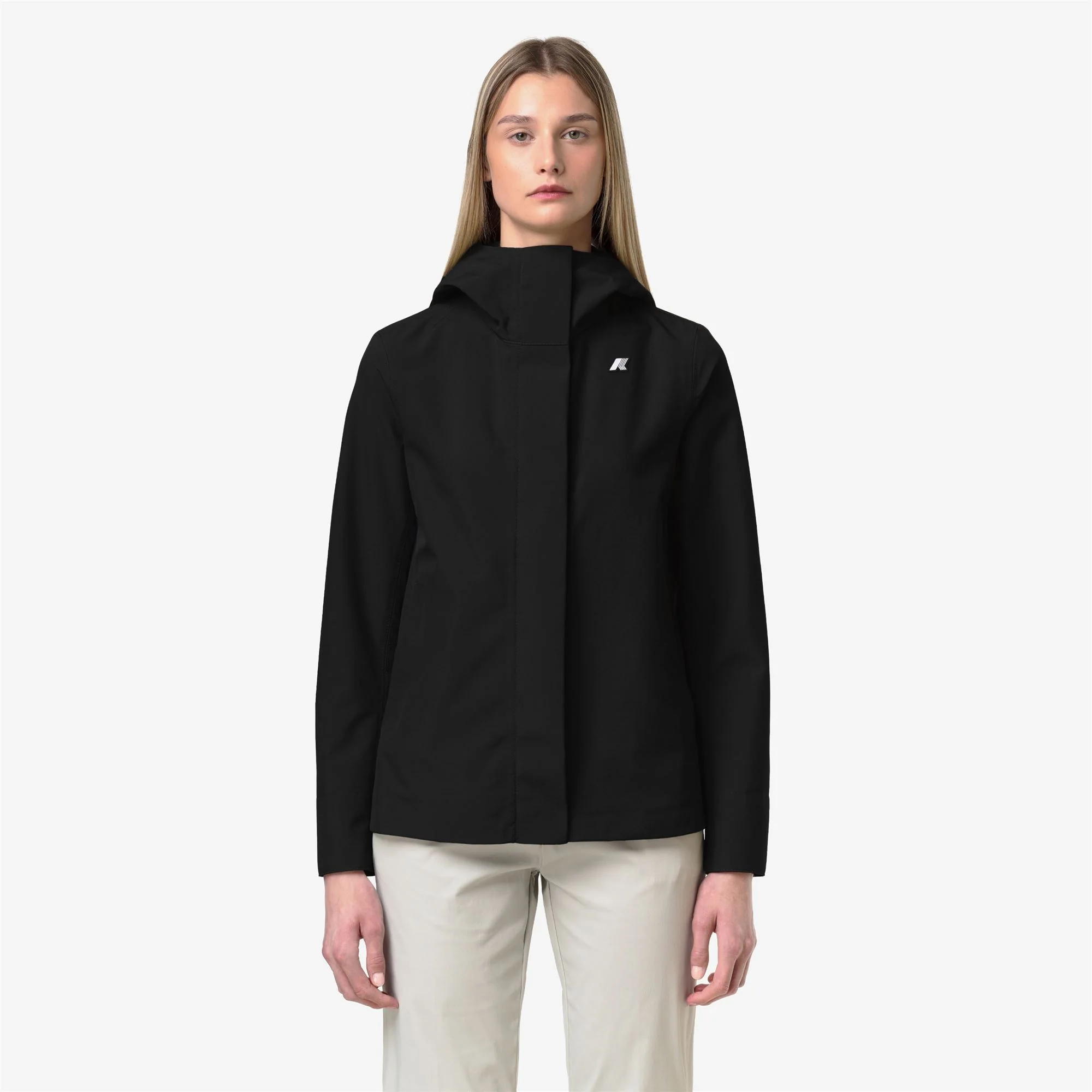 MADALINA BONDED JERSEY - Jackets - Mid - Woman - BLACK PURE - Image 5