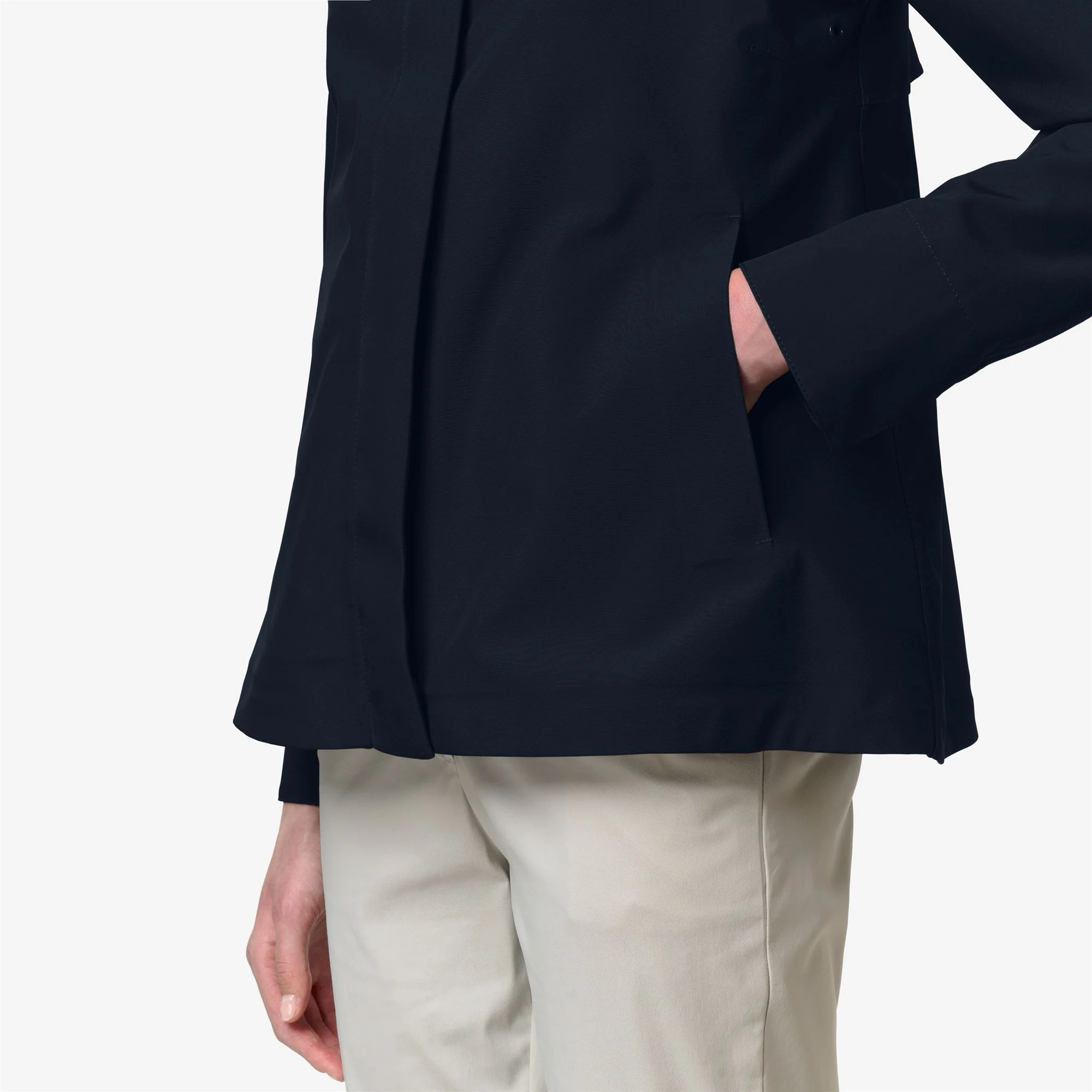 MADALINA BONDED JERSEY - Jackets - Mid - Woman - BLUE DEPTH - Image 4