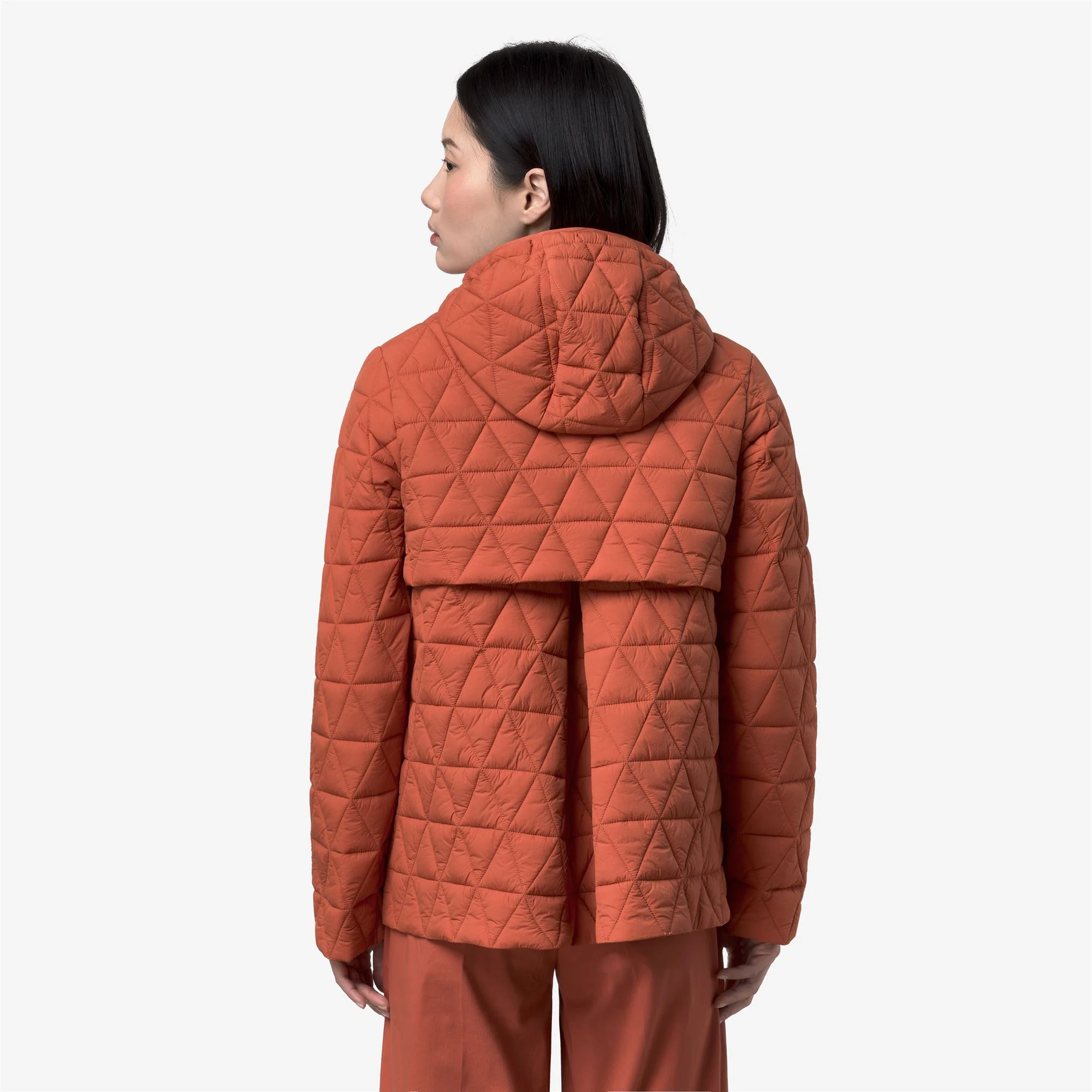 MADLAINE DIAMOND QUILTED WARM - Jackets - Short - Woman - ORANGE BROWNISH