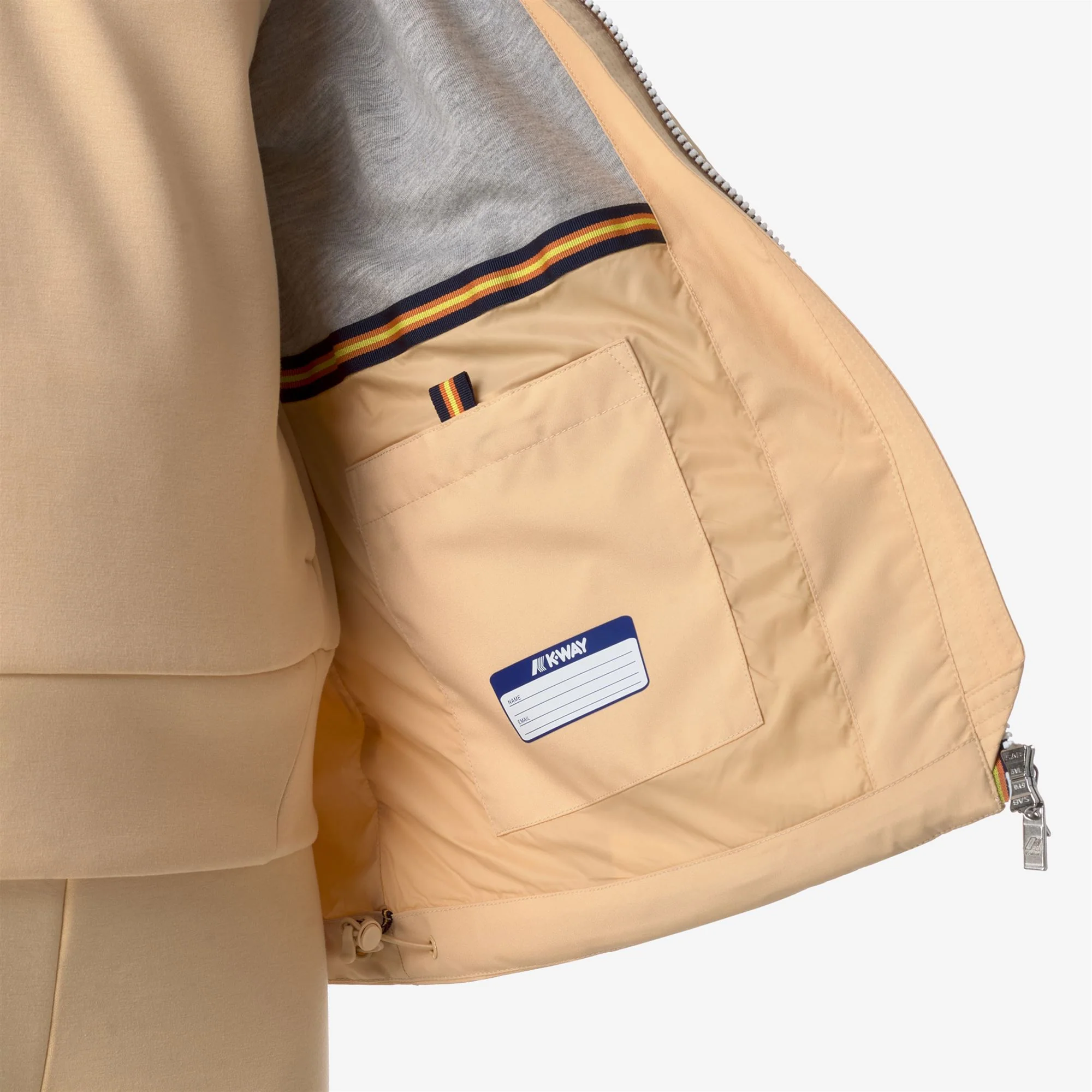 MARGUERITE STRETCH POLY JERSEY - Jackets - Mid - Woman - BEIGE SHEEPSKIN - Image 4