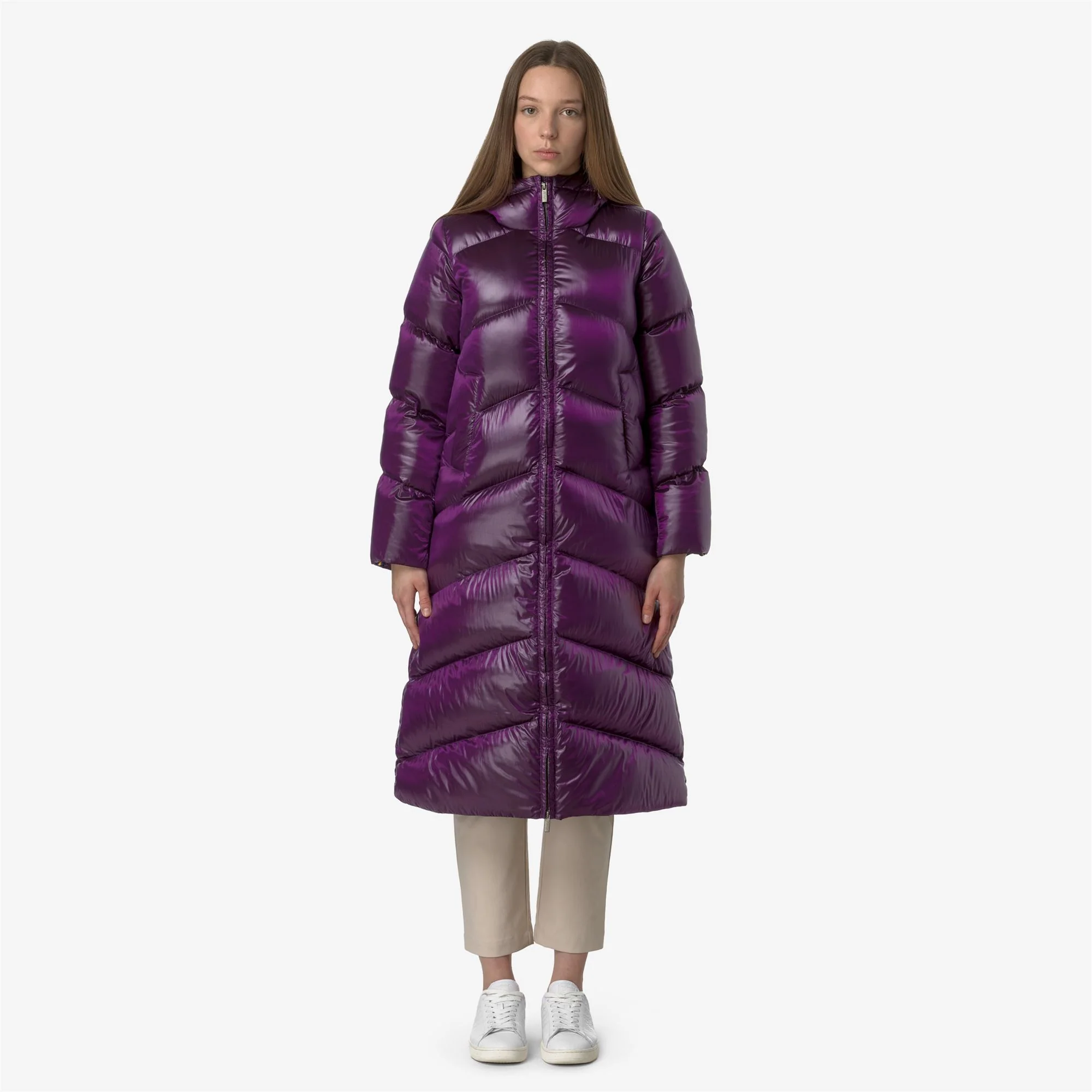 NEIVEL CRYSTAL CHINTZ THERMO HEAVY - Jackets - Long - Woman - VIOLET DK PURPLE CHINTZ - Image 4