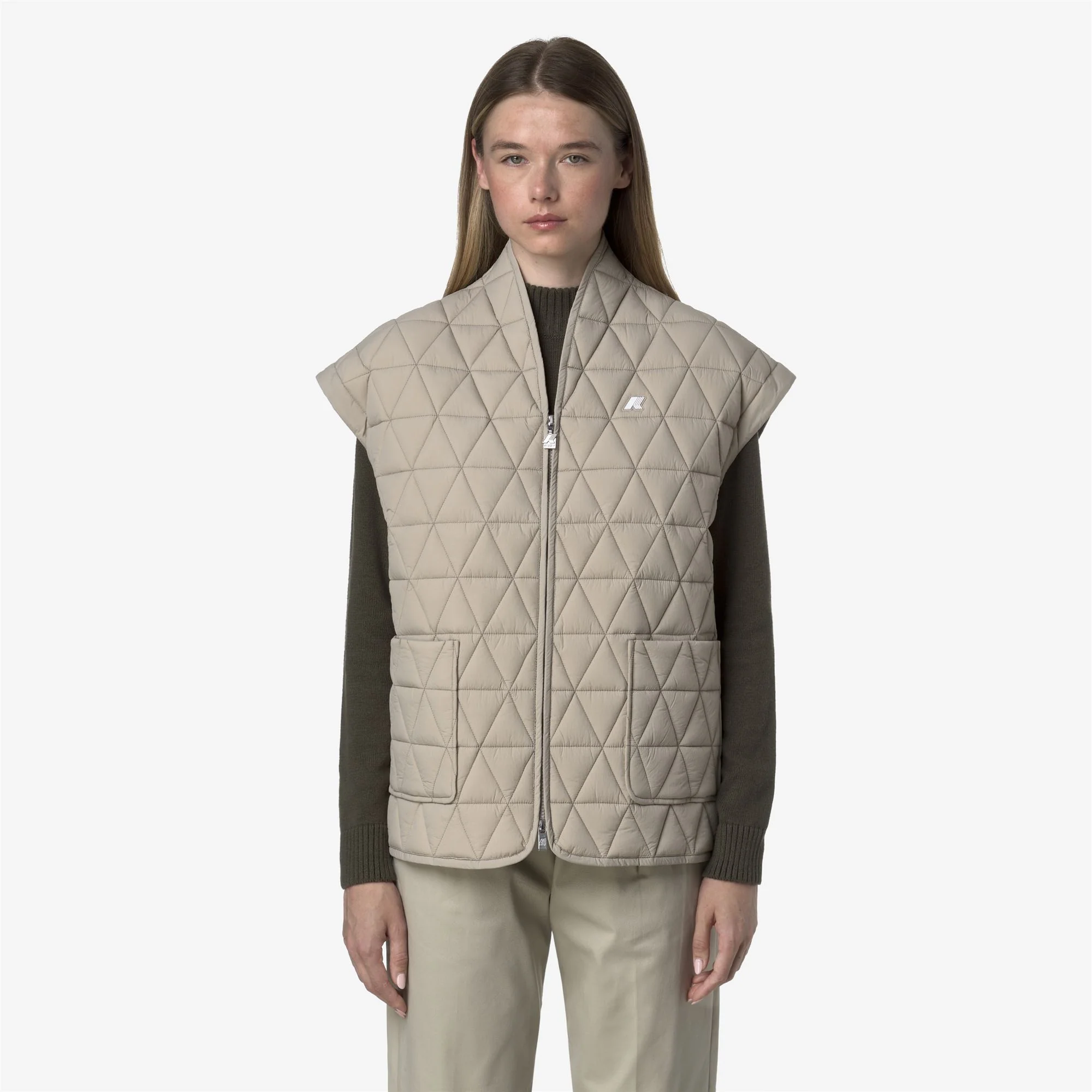 SALOIRE DIAMOND QUILTED WARM AF - Jackets - Short - Woman - BEIGE CASHMERE - Image 3