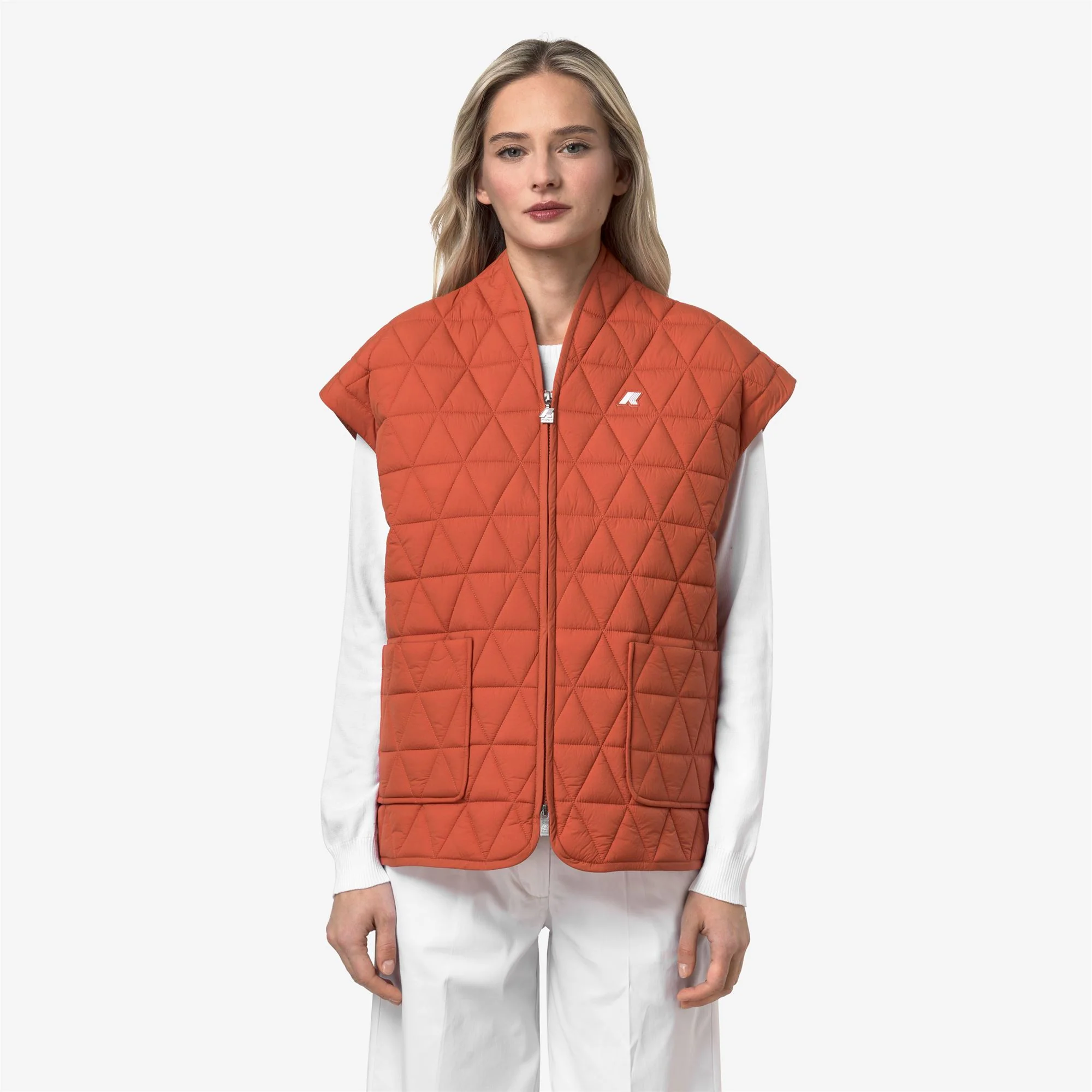 SALOIRE DIAMOND QUILTED WARM AF - Jackets - Short - Woman - ORANGE BROWNISH - Image 3