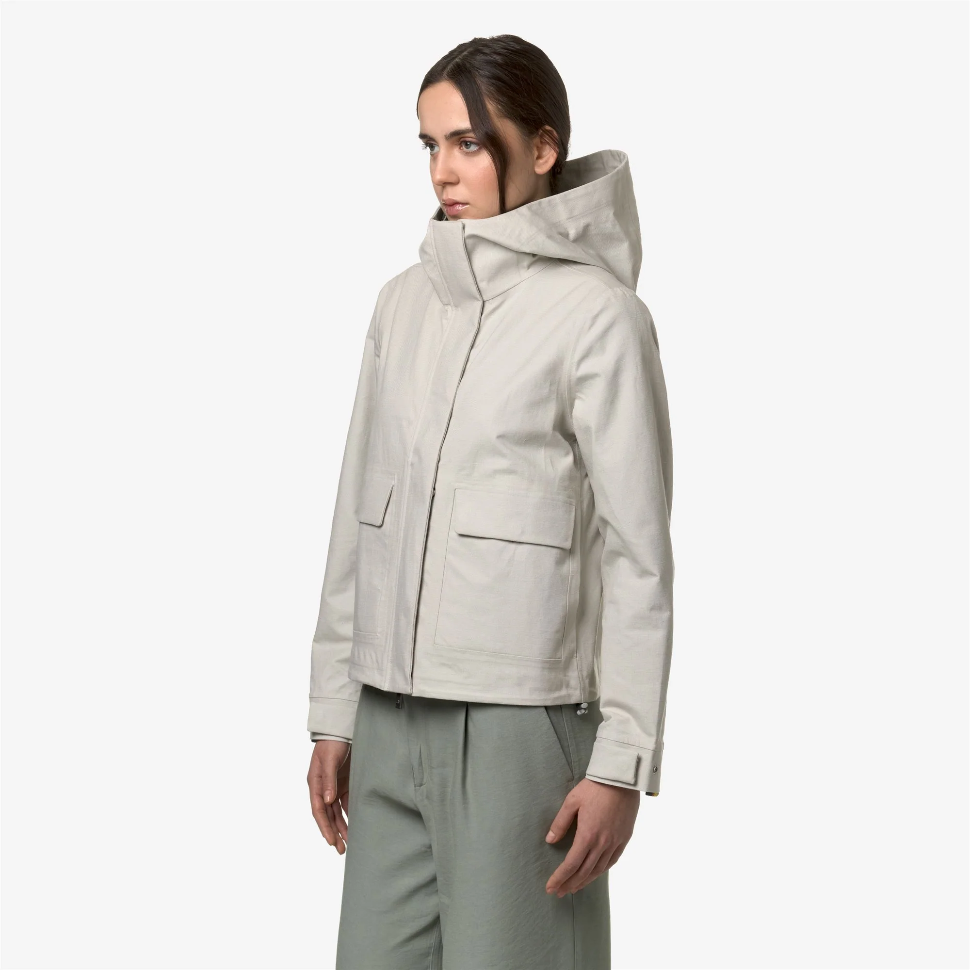 SARTHE LINEN BLEND 2L - Jackets - Short - Woman - BEIGE LT-SILVER