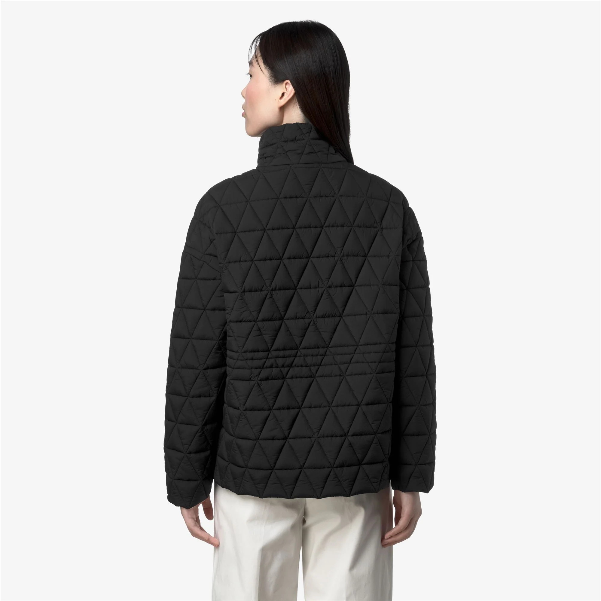 SELENE DIAMOND QUILTED WARM - Jackets - Mid - Woman - BLACK PURE - Image 5