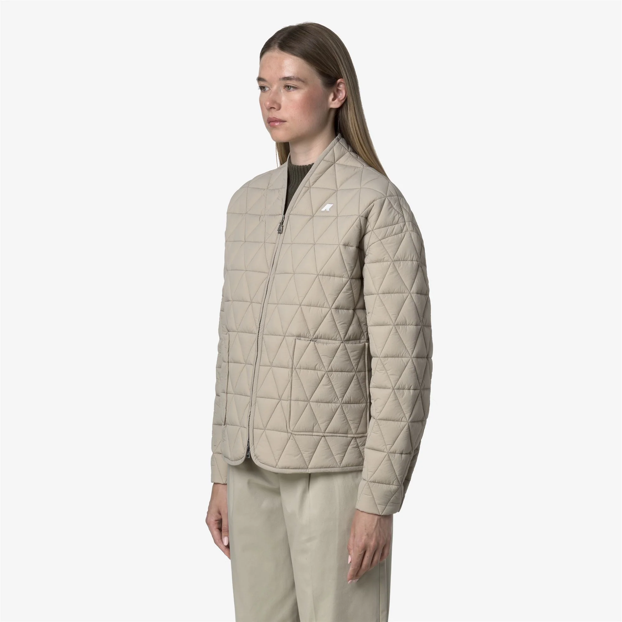 SELIME DIAMOND QUILTED WARM AF - Jackets - Mid - Woman - BEIGE CASHMERE - Image 4