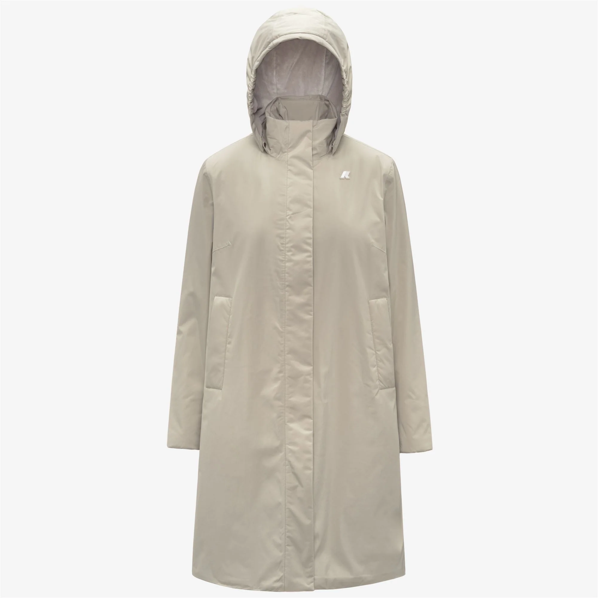 SONJA SOFT TOUCH MARMOTTA - Jackets - Long - Woman - BEIGE CASHMERE-GREY GOAT