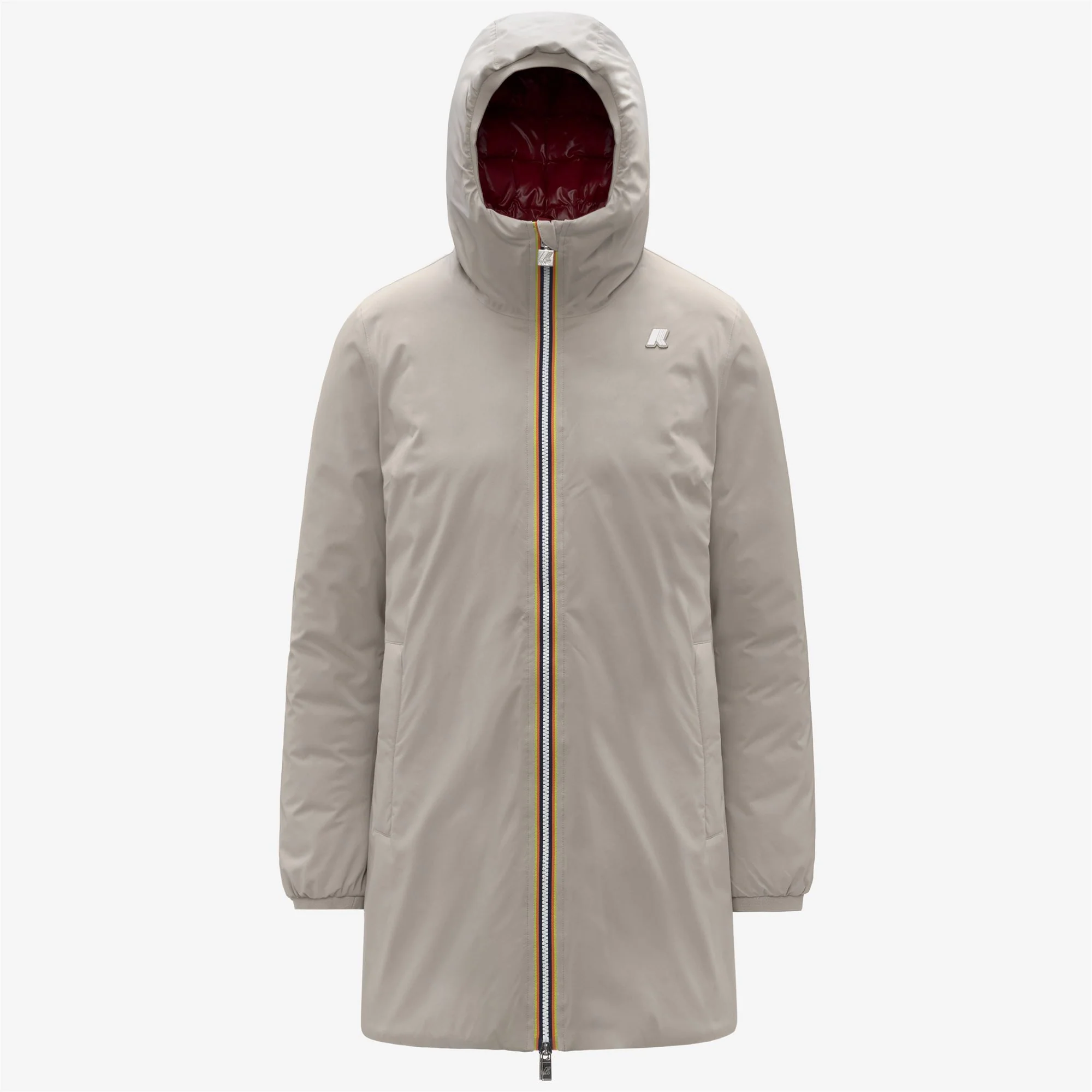SOPHIE ST THERMO REVERSIBLE - Jackets - Mid - Woman - BEIGE CASHMERE-RED SYRAH - Image 6