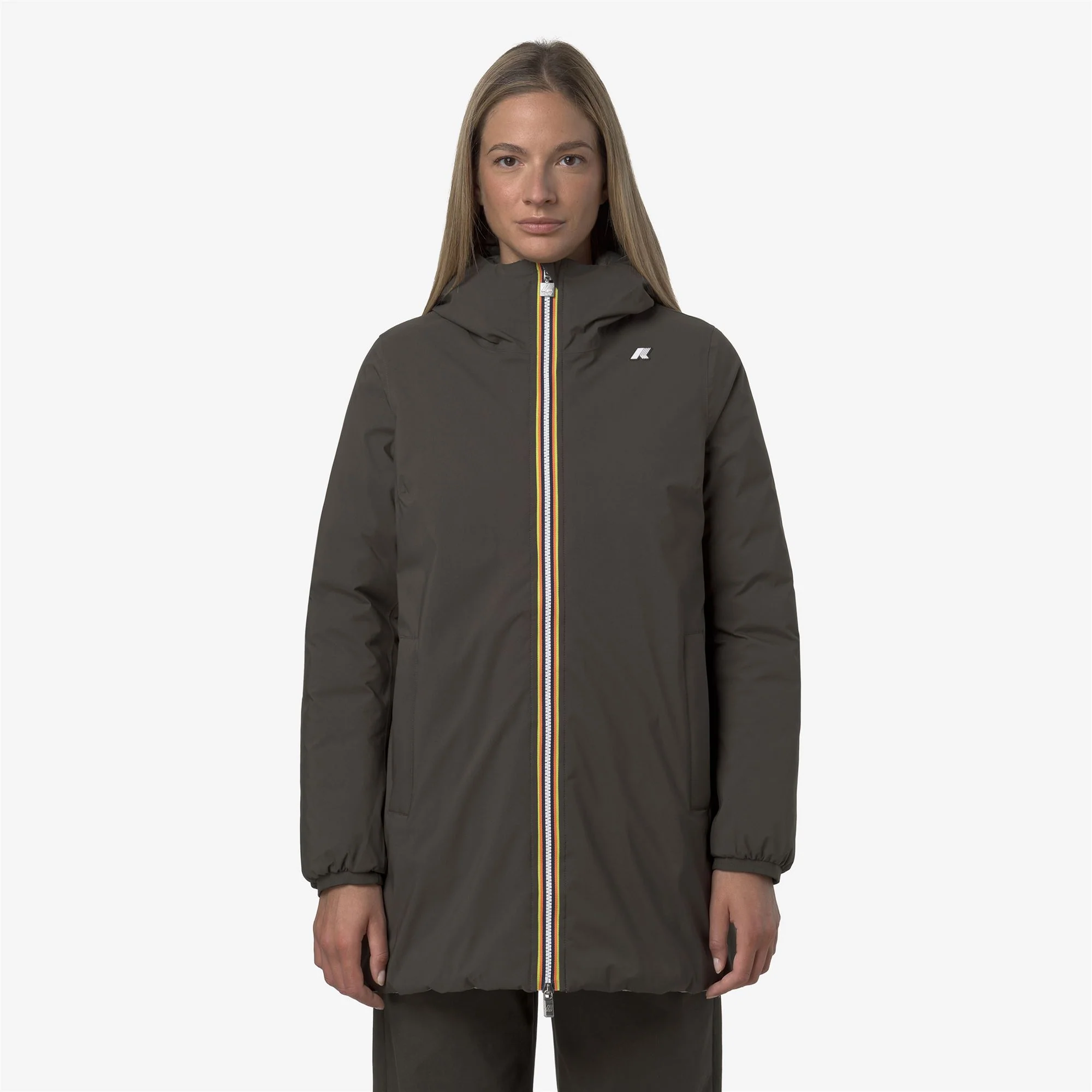 SOPHIE ST THERMO REVERSIBLE - Jackets - Mid - Woman - BLACK OLIVE-GREEN OAK - Image 6