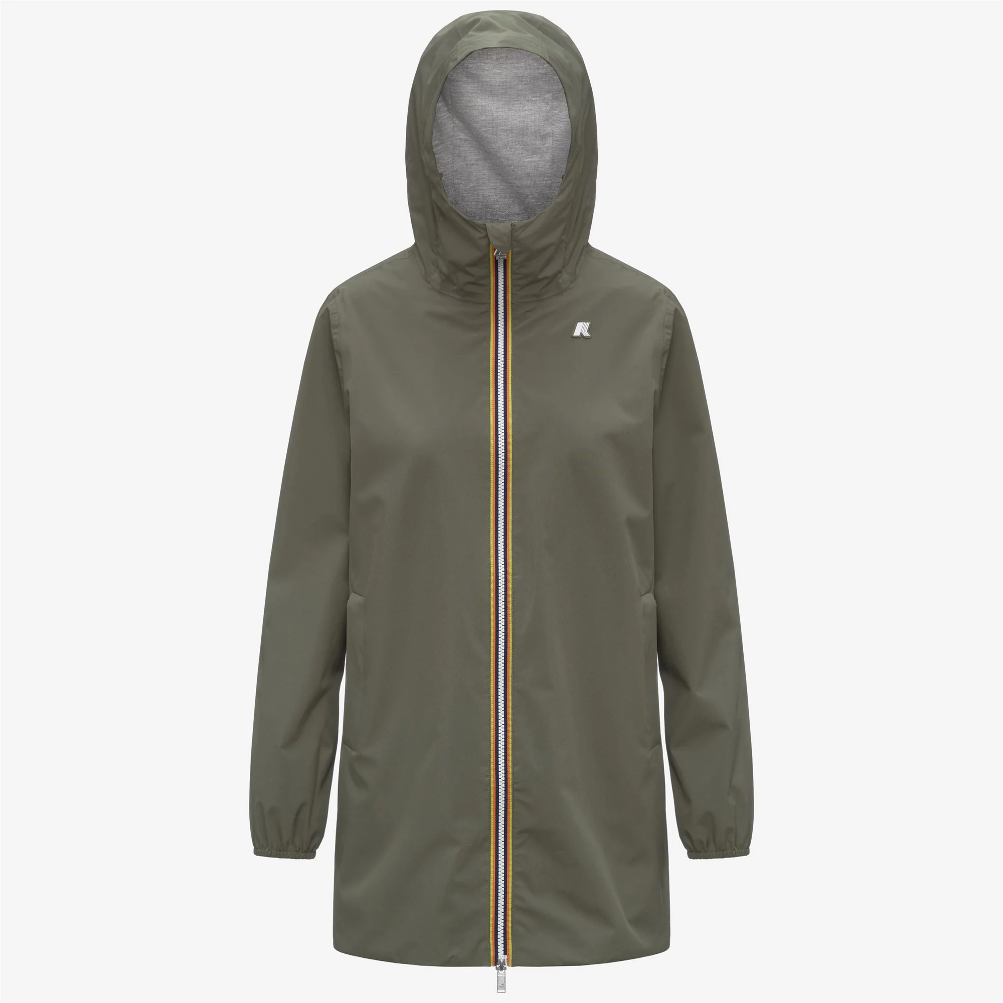 SOPHIE STRETCH POLY JERSEY - Jackets - Mid - Woman - GREEN LICHEN