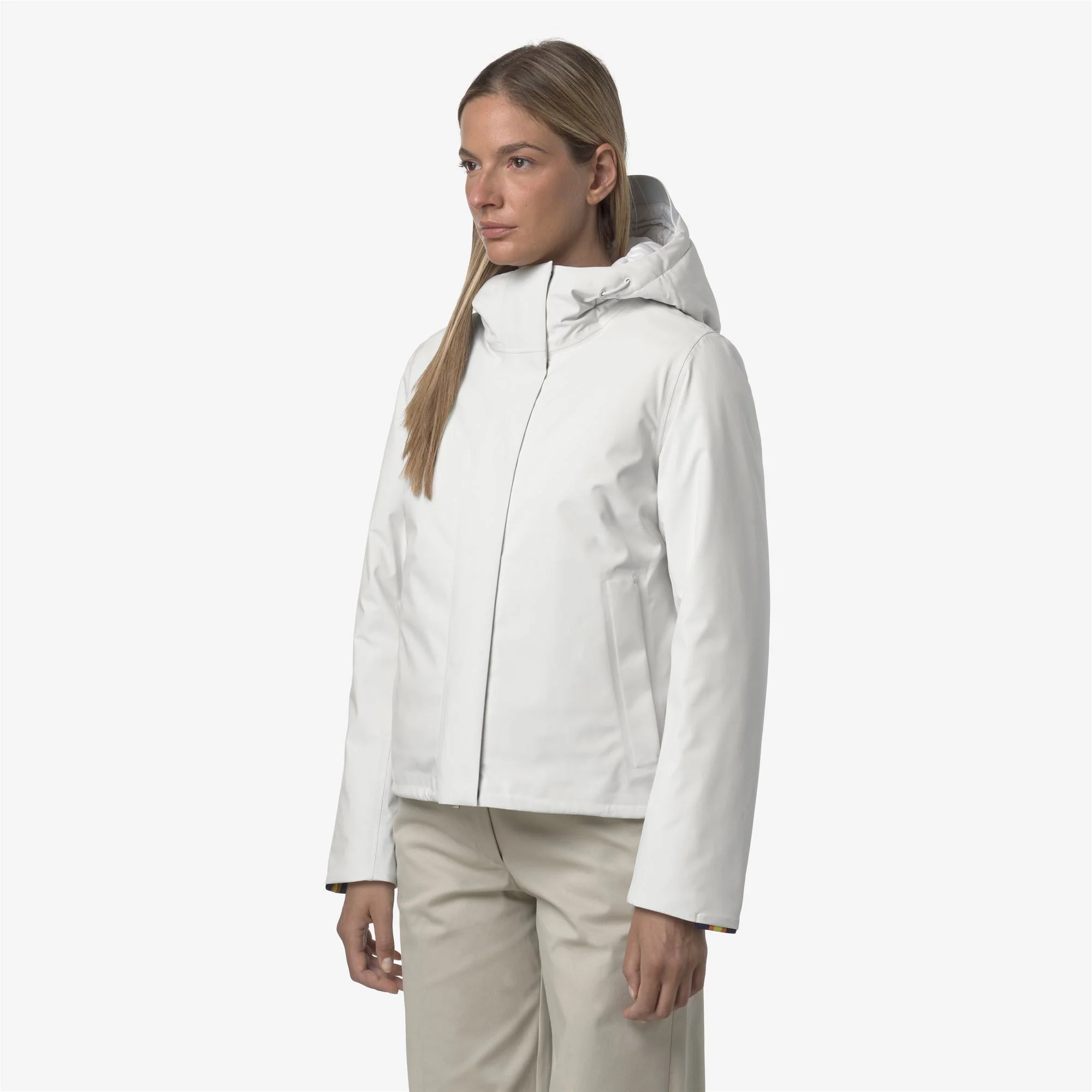 TALE BONDED PADDED - Jackets - Short - Woman - WHITE GARDENIA COMBO