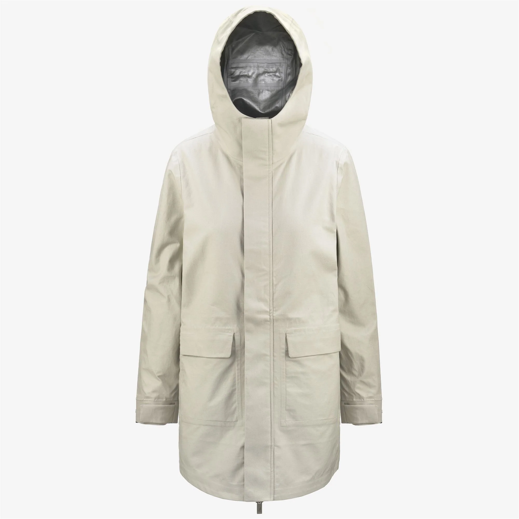 THERSA LINEN BLEND 2L - Jackets - 3/4 LENGTH - Woman - BEIGE LT-SILVER