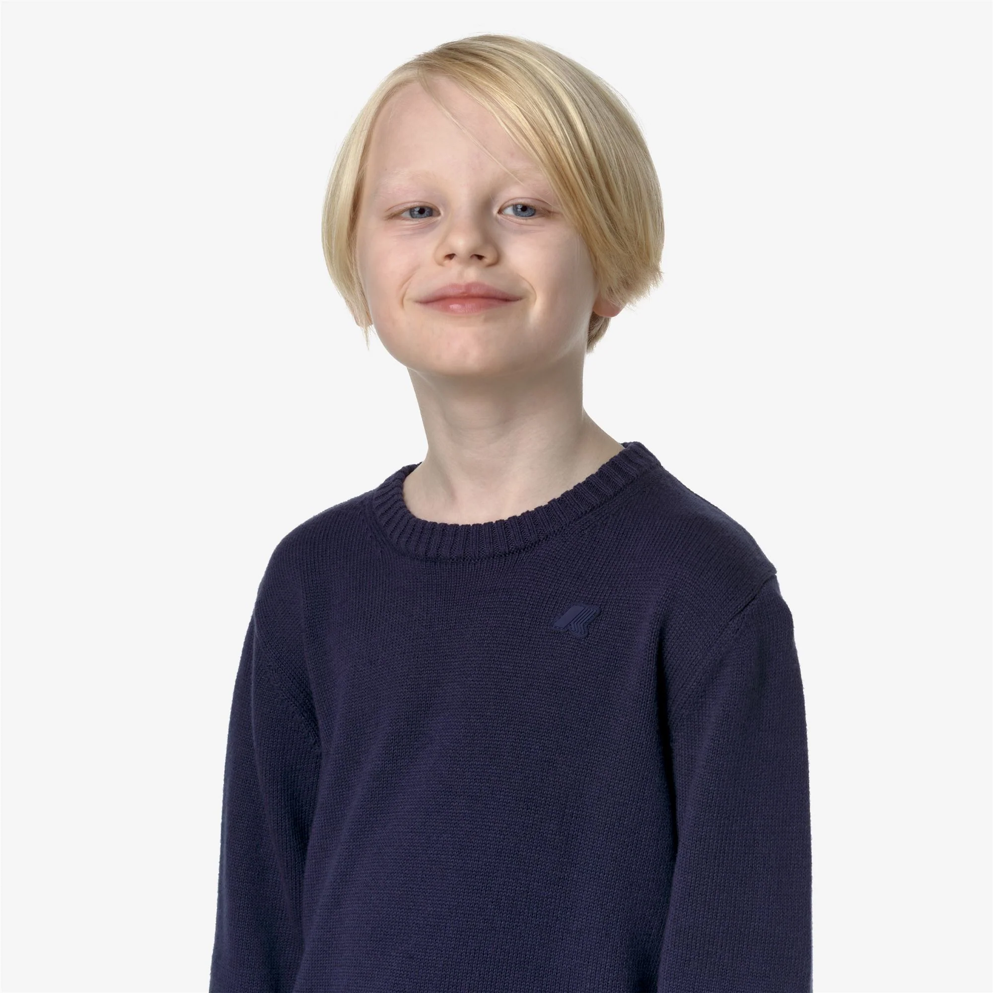 P. SEBASTIEN COTTON CASHMERE - KNITWEAR - Pull Over - Kid unisex - BLUE DK