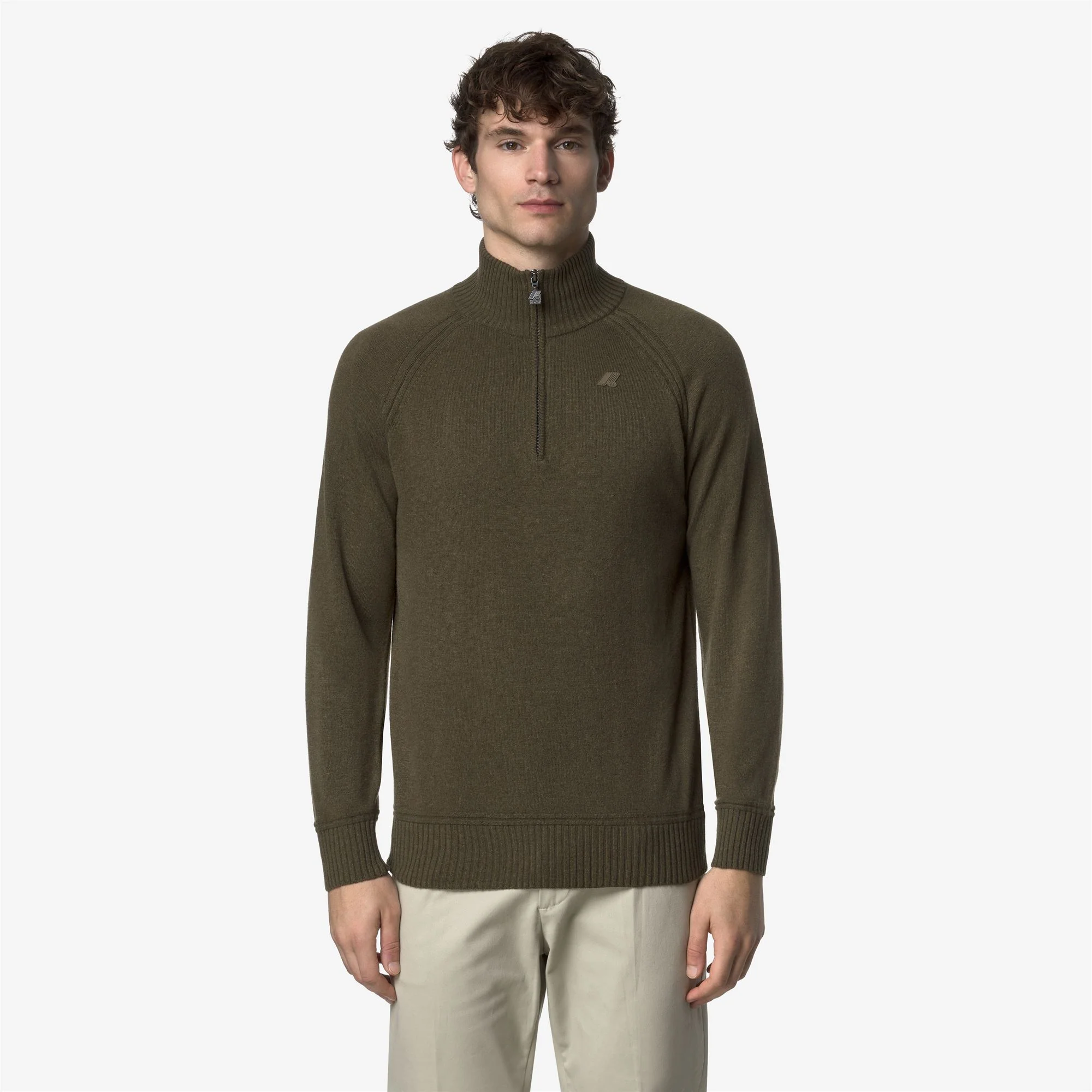 CADRAS WOOL CASHMERE - KNITWEAR - Polo - Man - BROWN COCO MEL