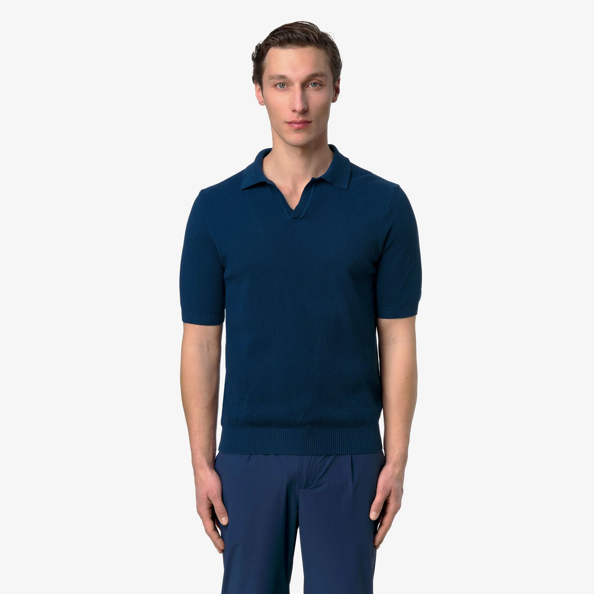 PLEYR - KNITWEAR - Polo - Man - BLUE DK DENIM