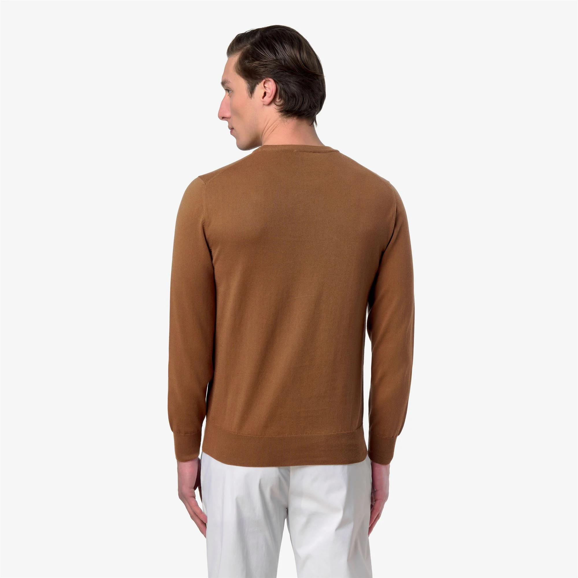 SEBASTIEN COTTON PS - KNITWEAR - Pull Over - Man - BROWN BRAN