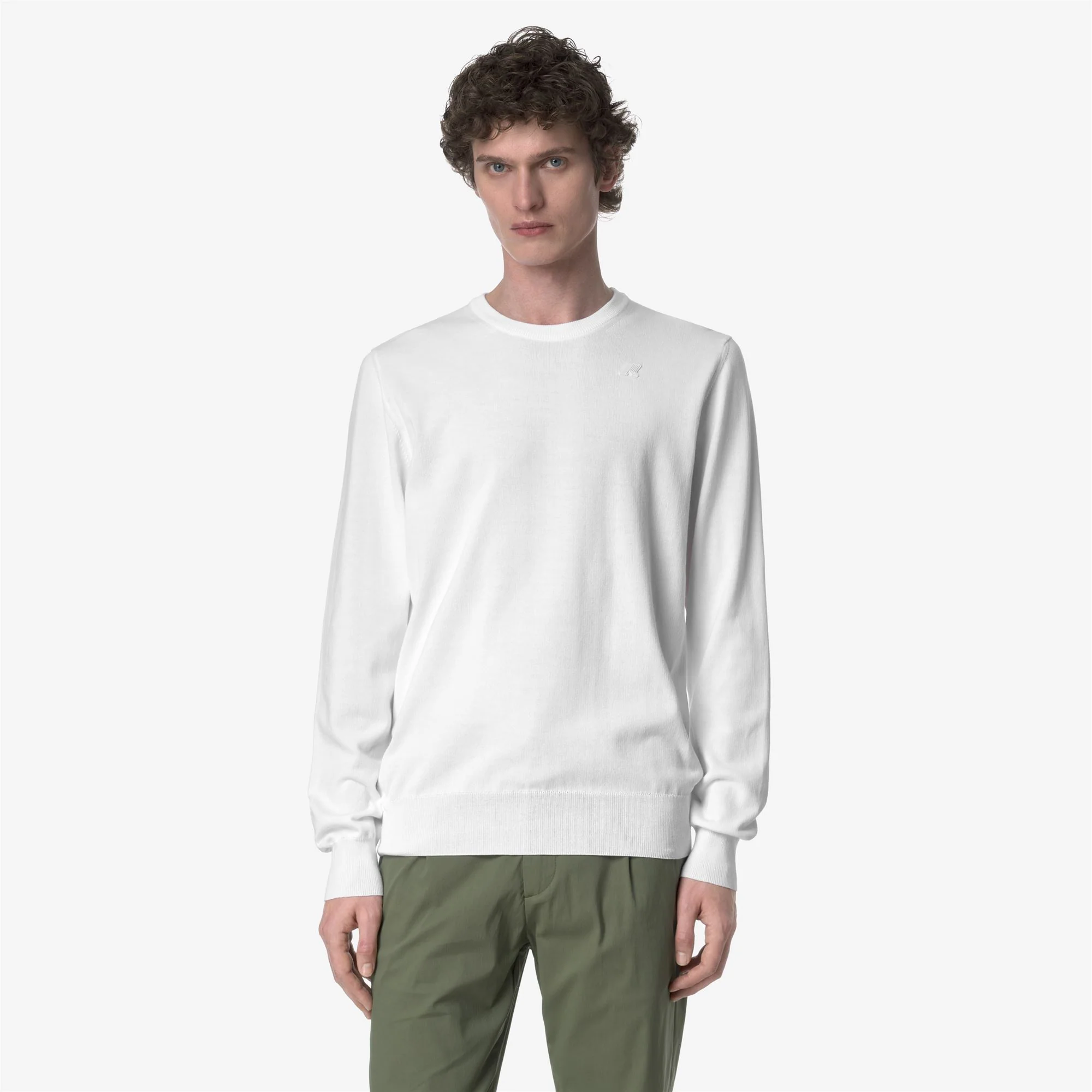SEBASTIEN COTTON PS - KNITWEAR - Pull Over - Man - WHITE - Image 3