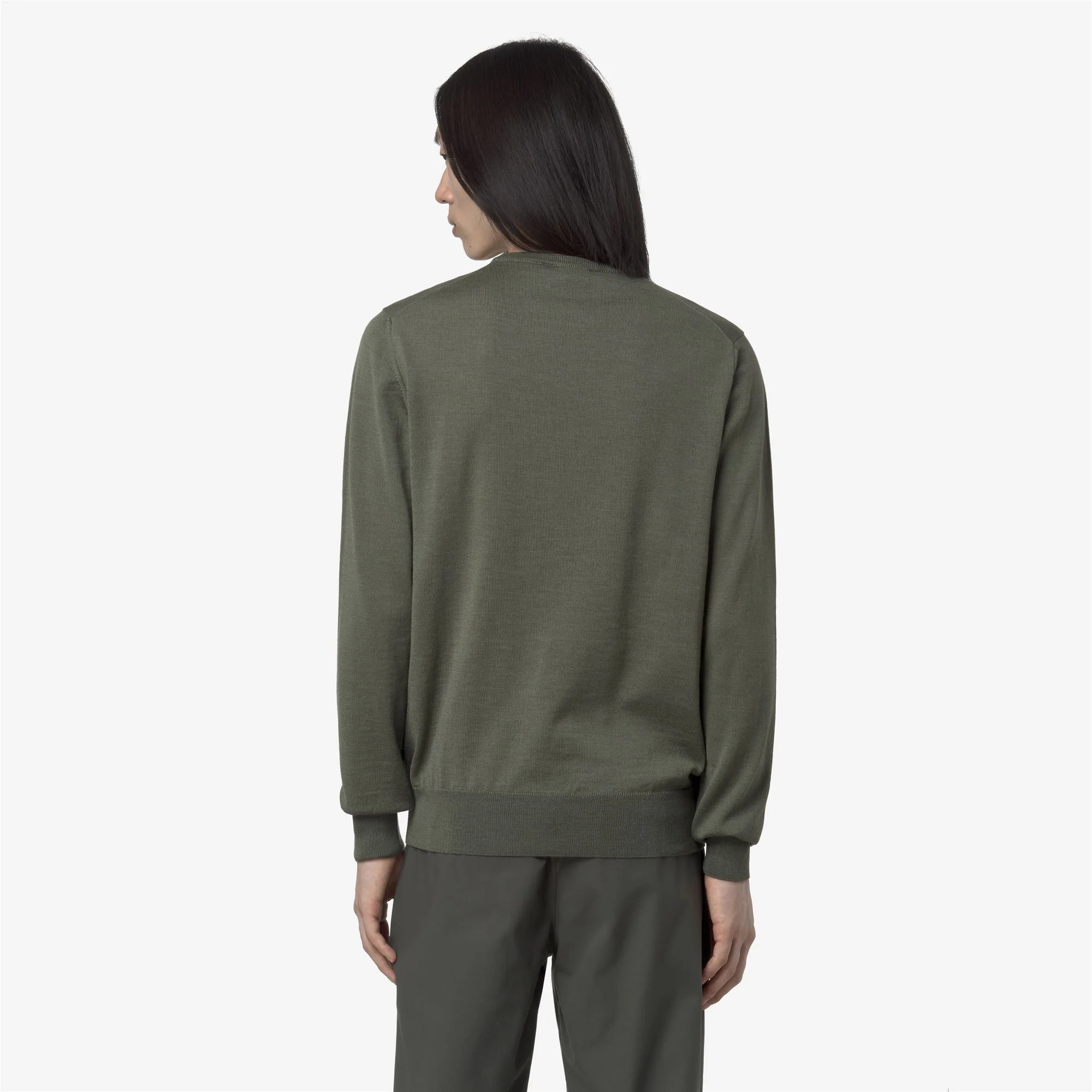 SEBASTIEN MERINO - KNITWEAR - Pull Over - Man - GREEN SAGE - Image 3